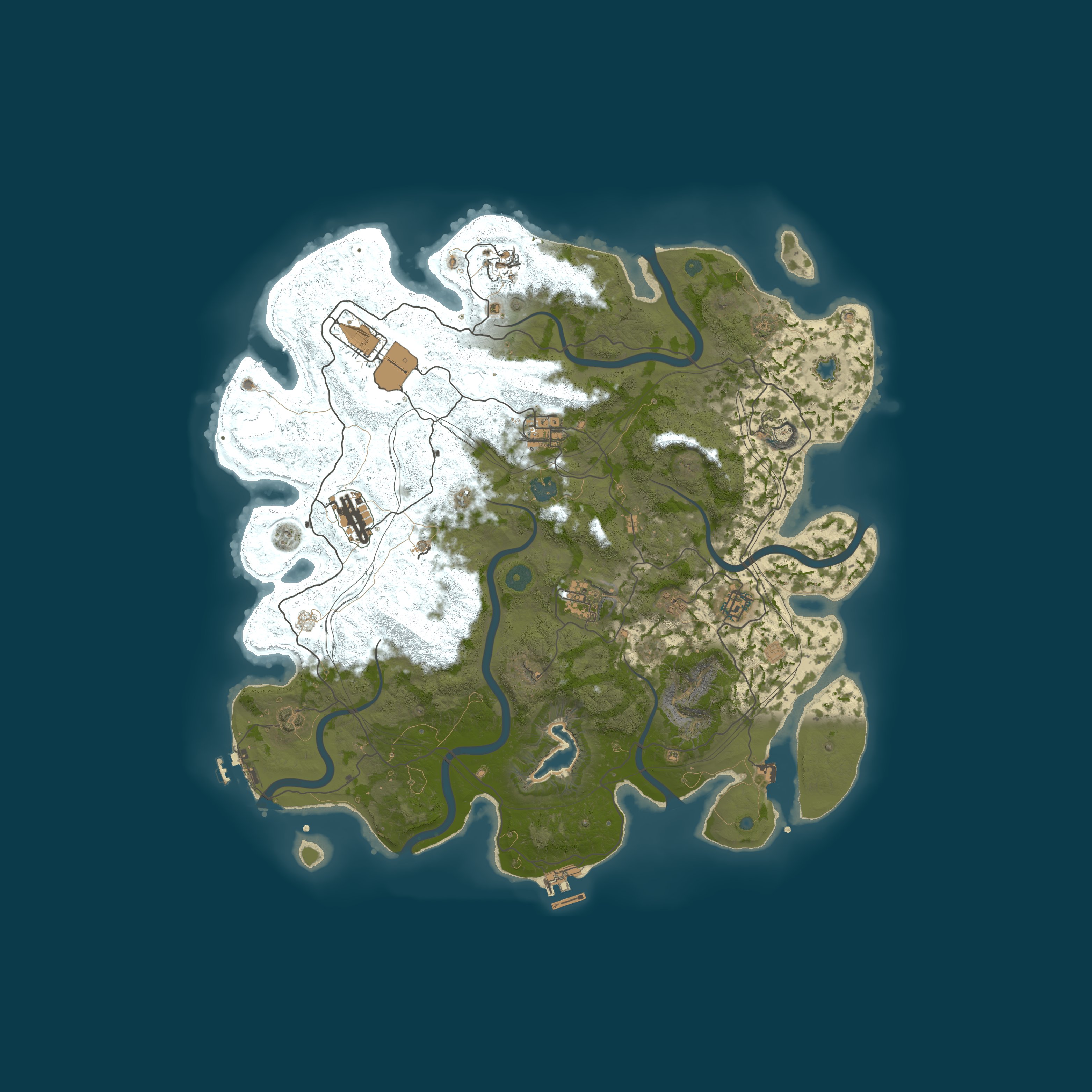 Map for [RU]RUSSIAN BEAR/PVE/RAIDBASES/EVENTS/KIT/SKIN