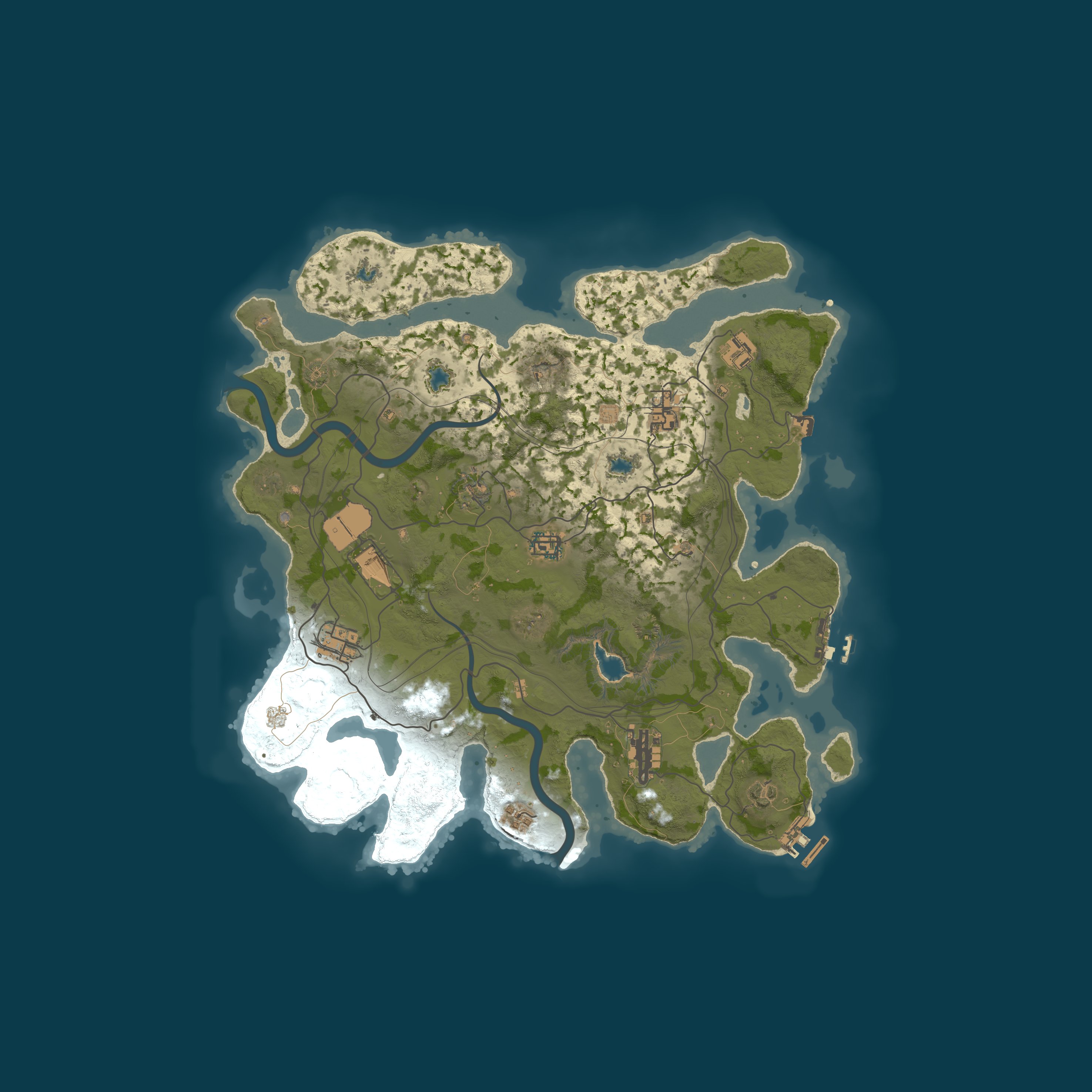 Map for WORKERS.GG US 5X Solo/Duo/Trio