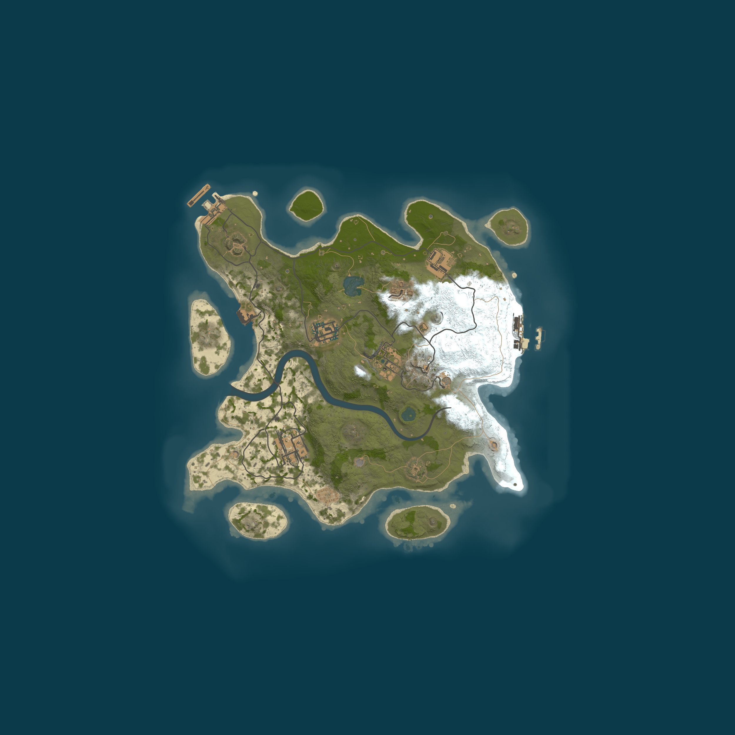 Procedural Map, size 3000, seed 53412