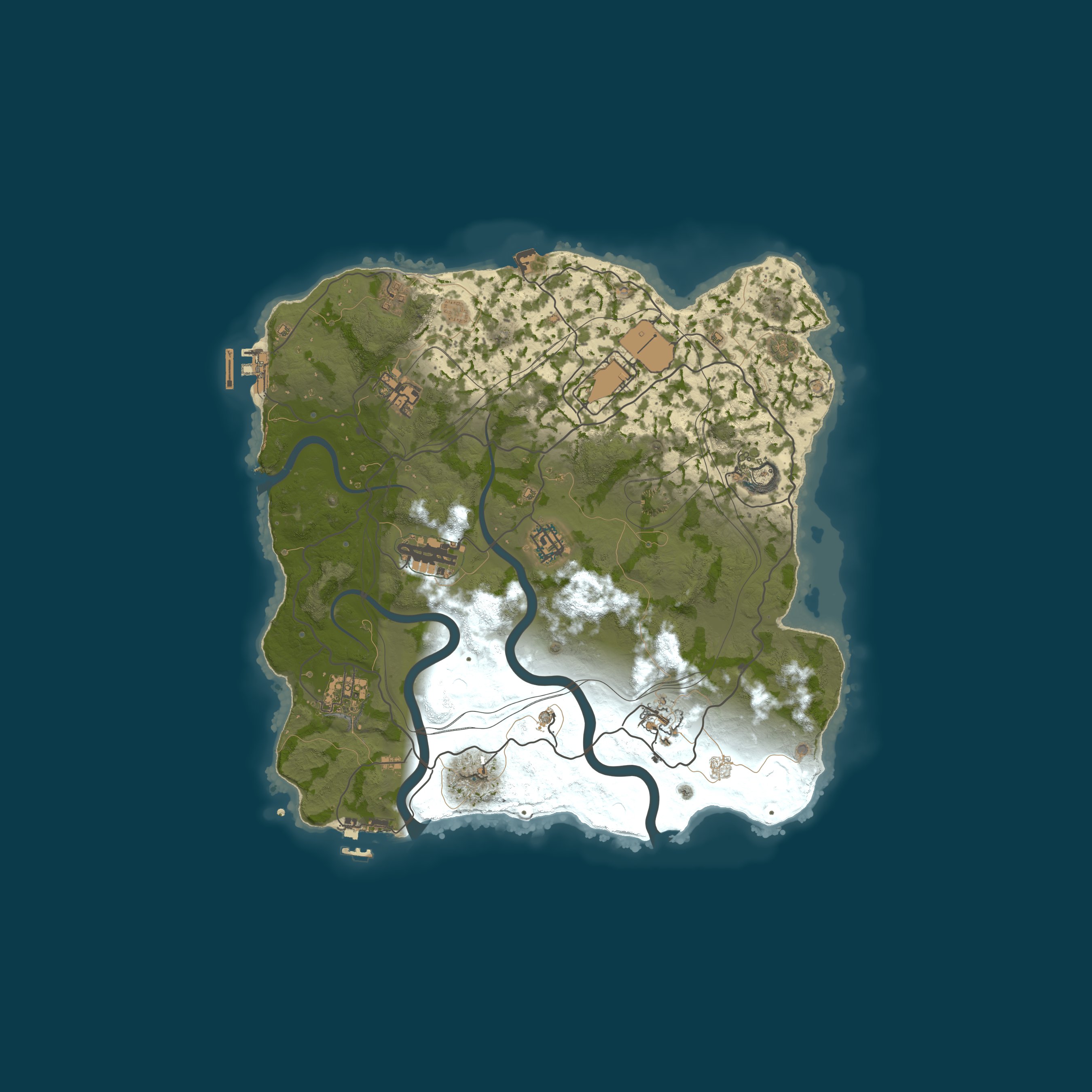 Map for WARBANDITS.GG 5X |Solo/Duo/Trio/Quad|Loot+|TP|Kits|x5 JUST WIPE