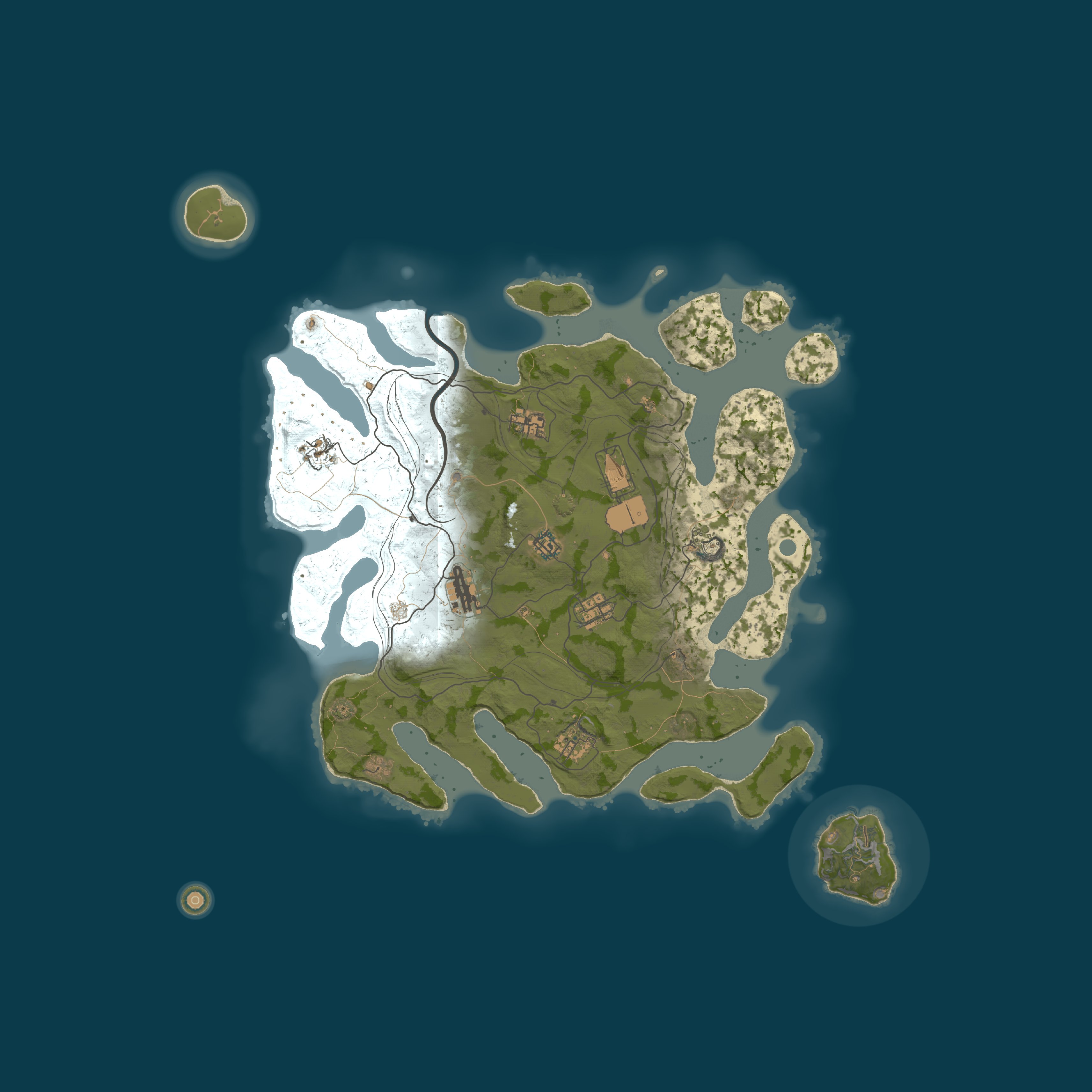 Home Of AU Clans, size 4850, seed 1337