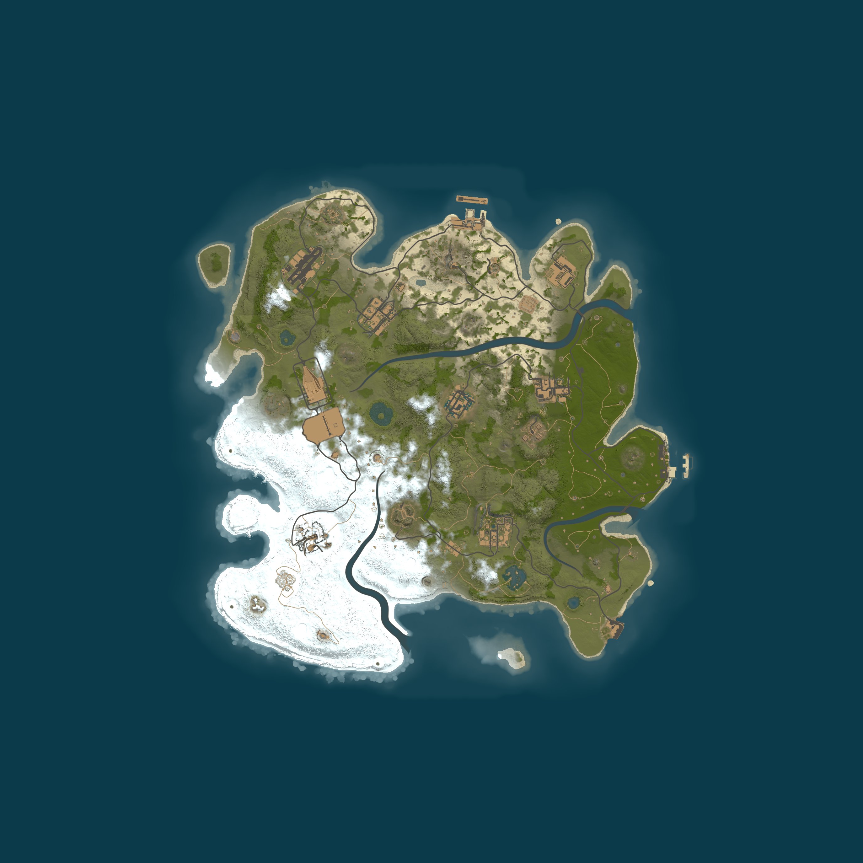 C4|+FPS|MAX TEAM:3, size 3500, seed 1622338634