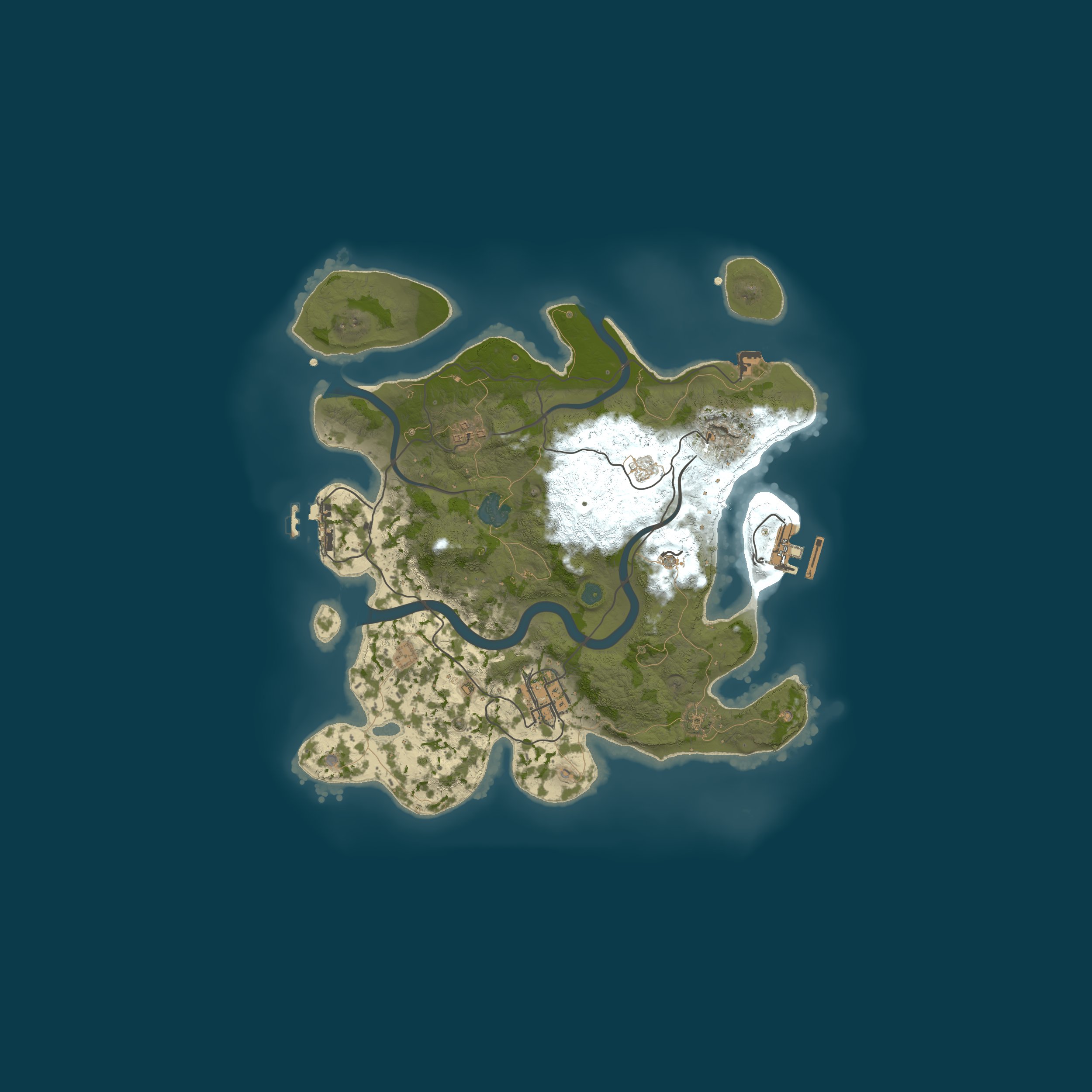 Rust map 3000/16616