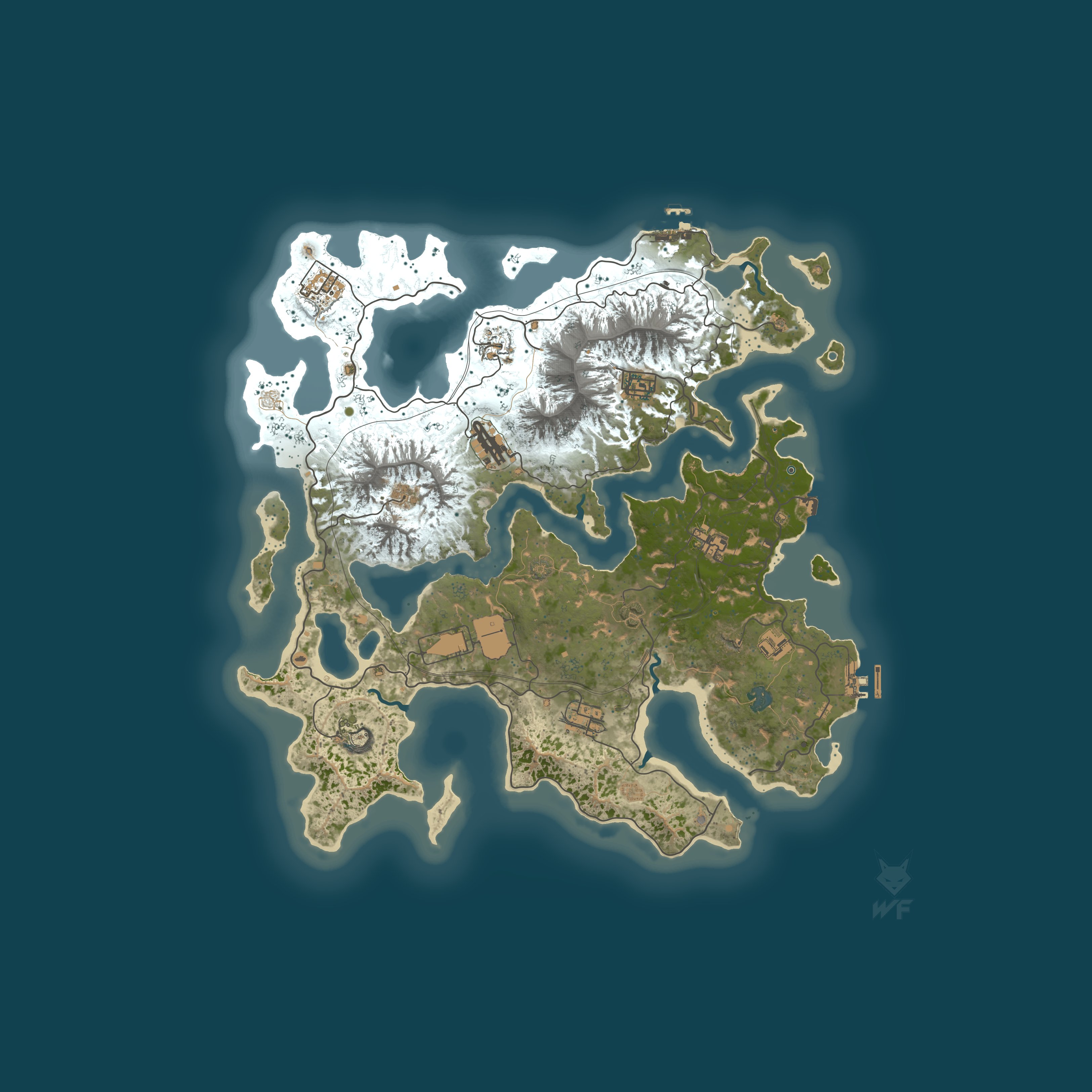 Map for [JP/PVE] 友情フロンティア by K9N | 2X-5X レート | Ki