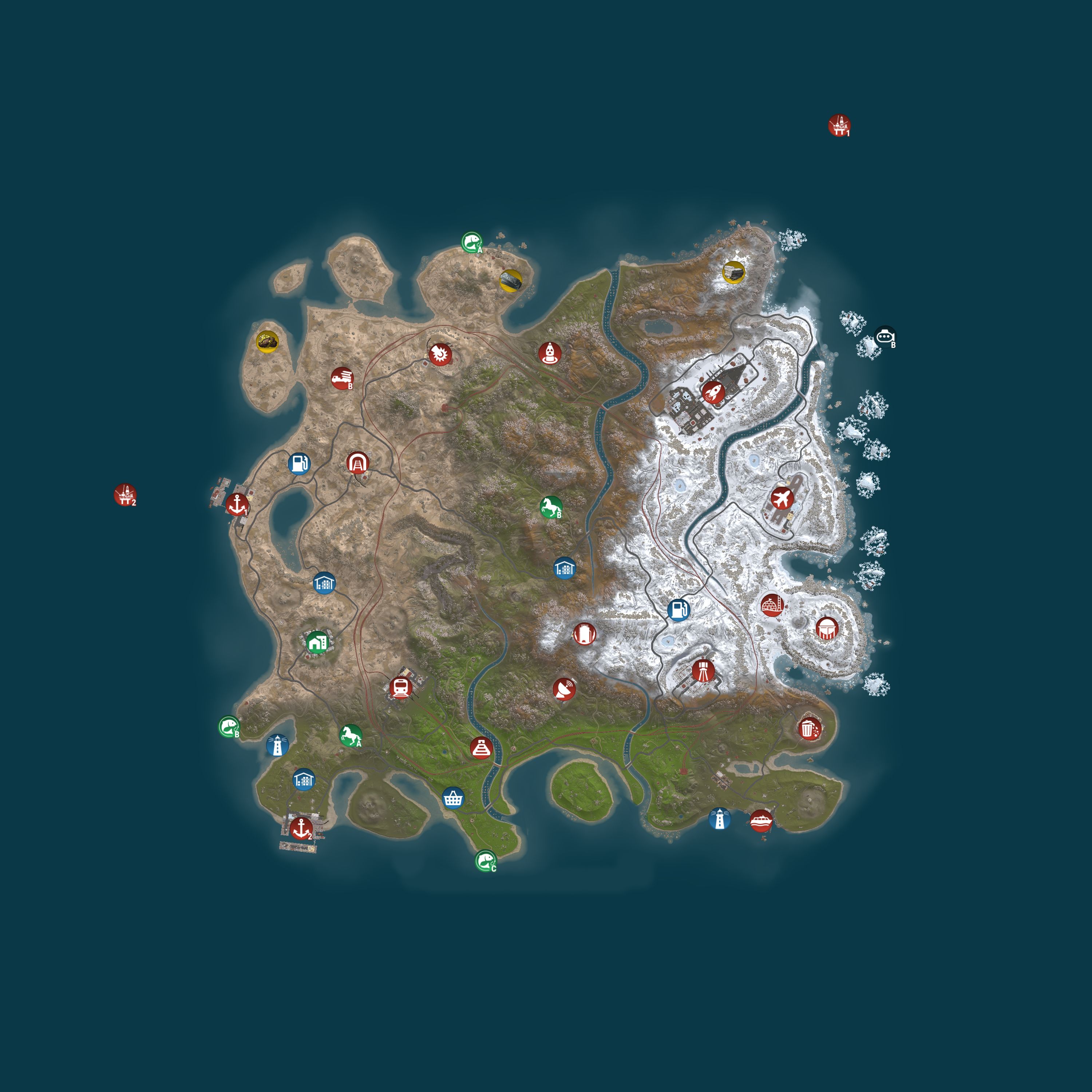 Map for Magic Rust #2 — Modded 2x (Solo/Duo) | Pyccкий