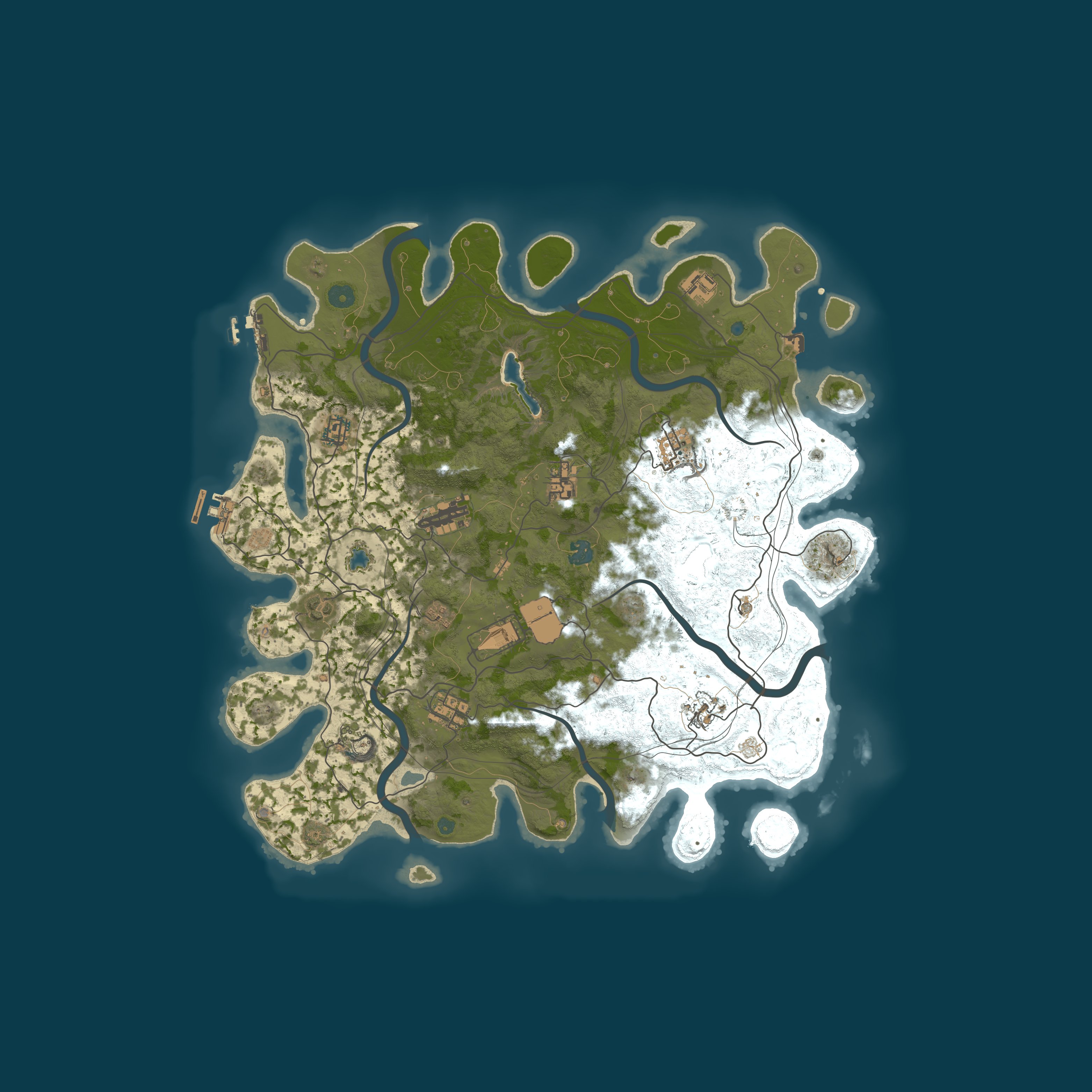 Procedural Map, size 4250, seed 792671655