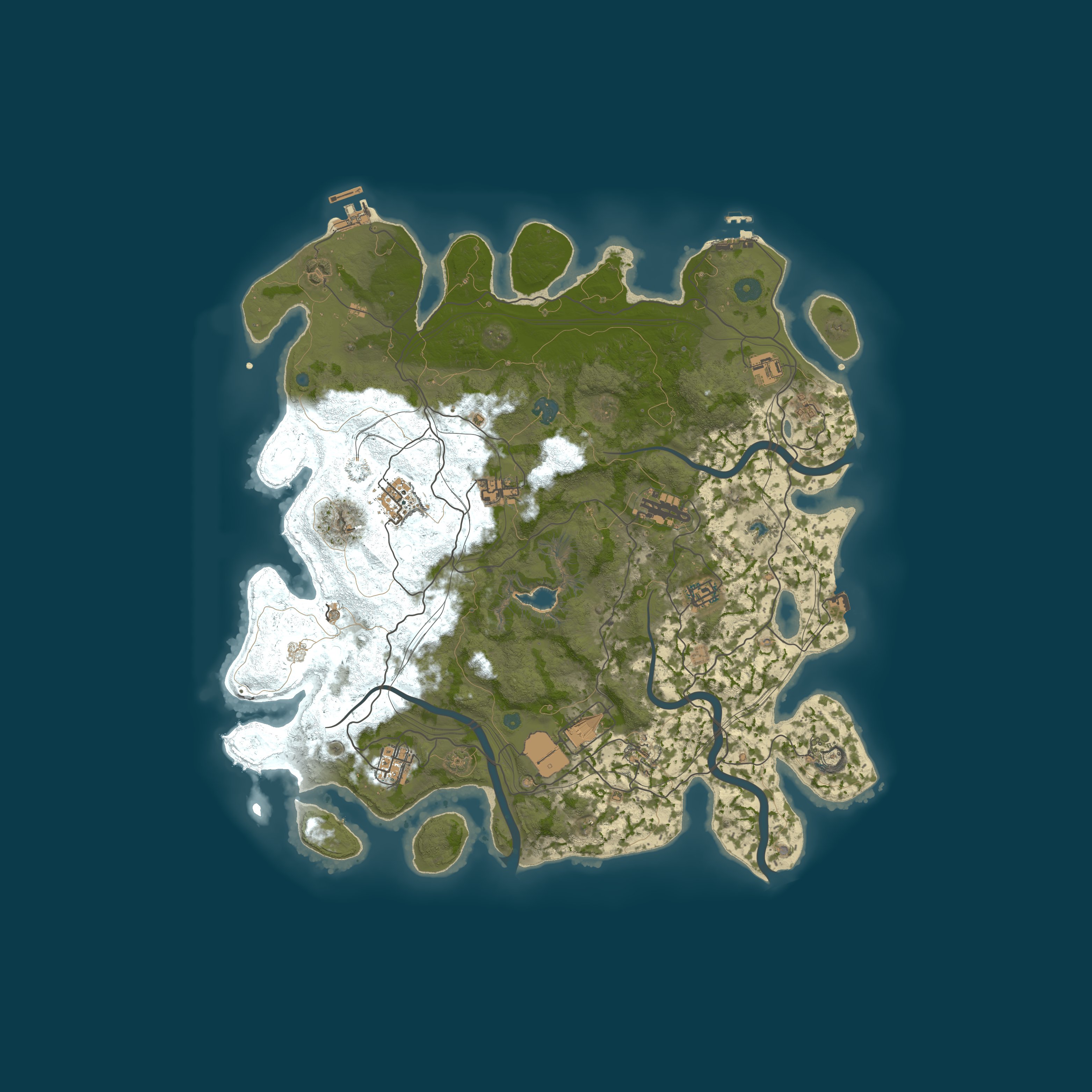 Procedural Map, size 4250, seed 907808716