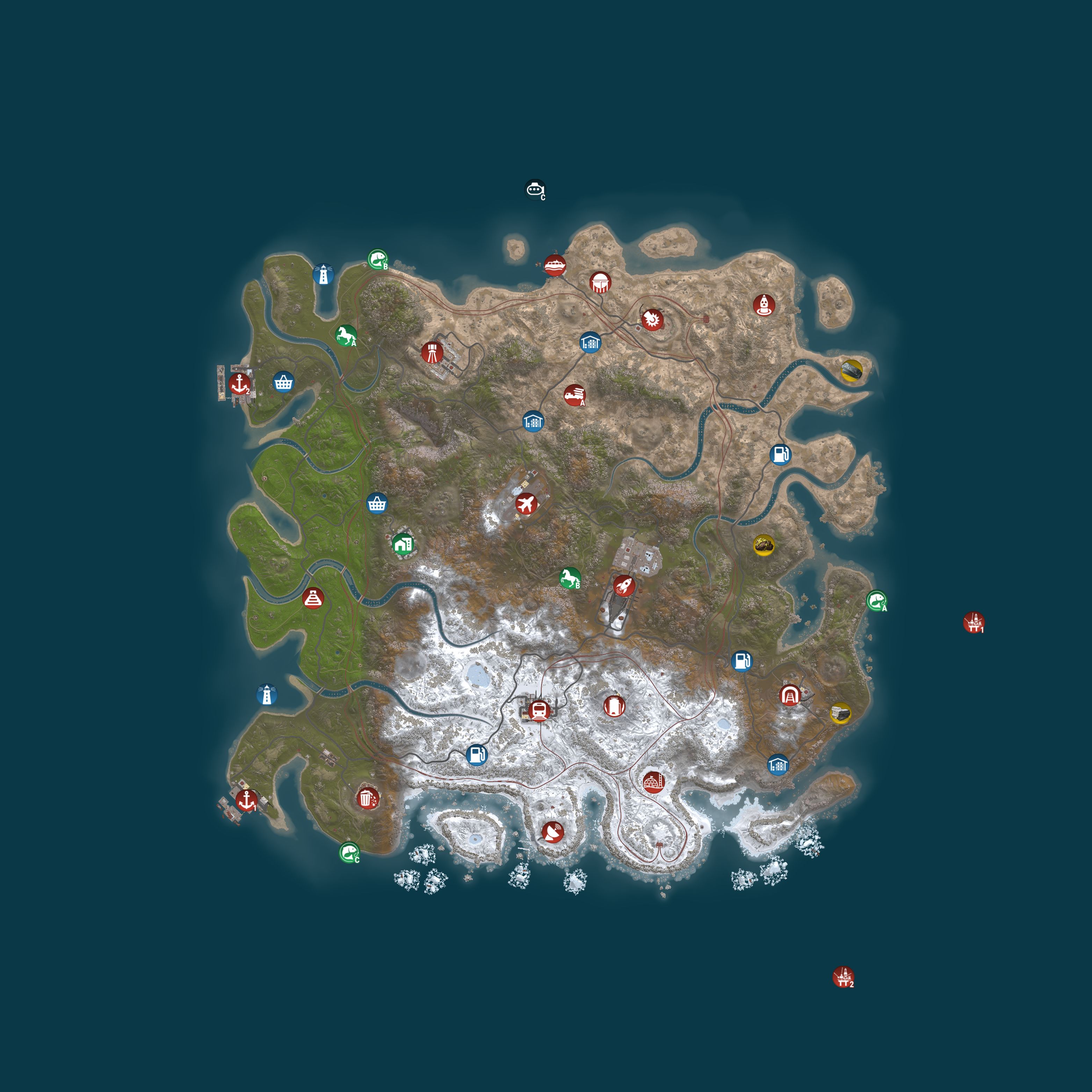 Map for Magic Rust #26 — Vanilla 2x (Solo/Duo) | Pyccкий