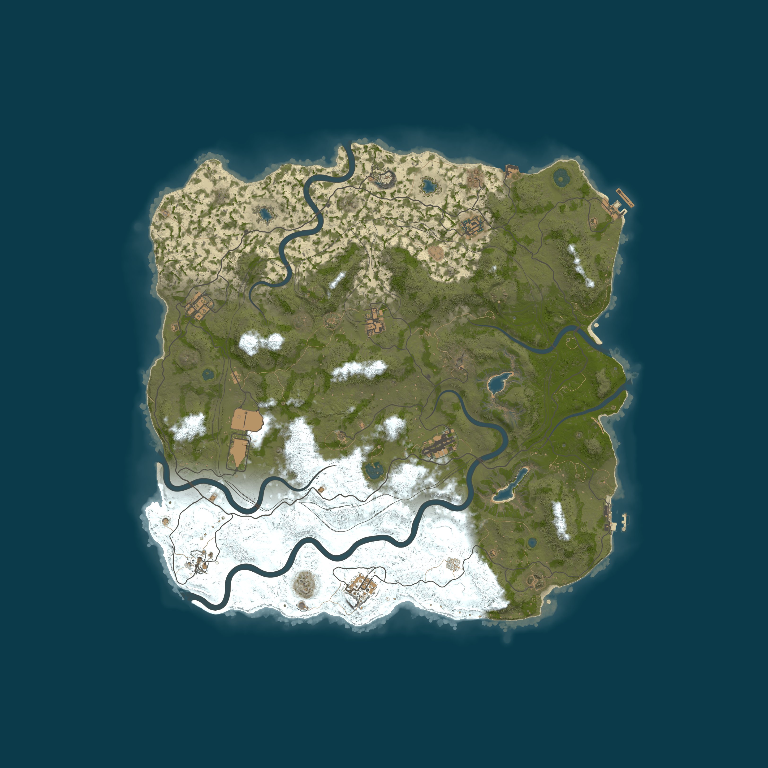 Map for РОССИЯ X2 / ДЛЯ НОВИЧКОВ / THIS IS RUST!