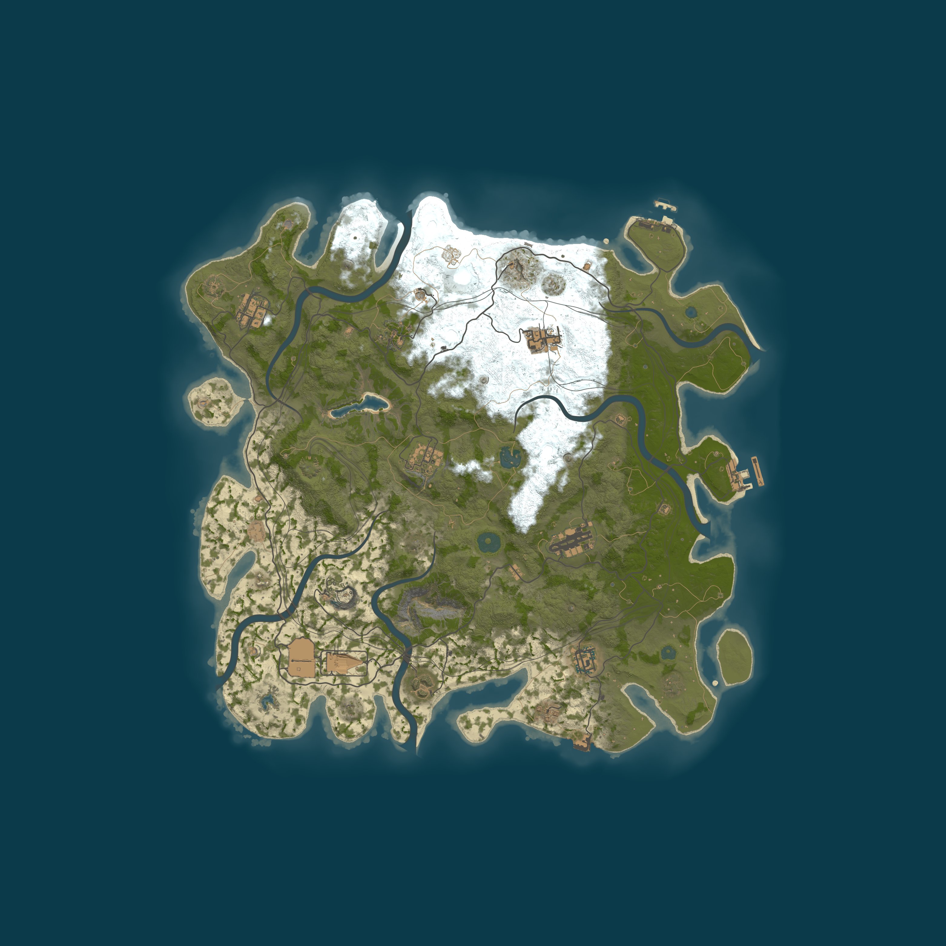 Map for TOP RUST #1|ДЛЯ НОВИЧКОВ|LOOT+|x2|SKIN|VANILLA+|CASU