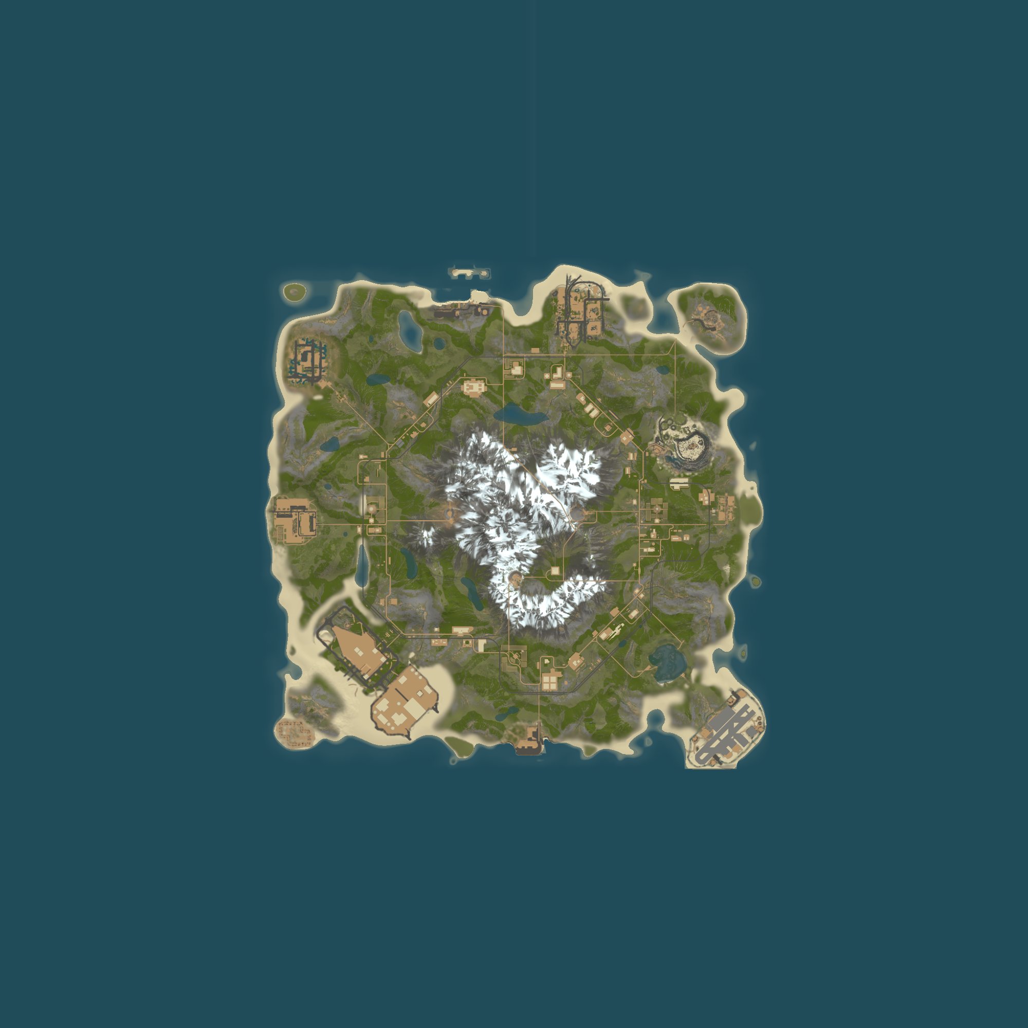Map for RUSTARDED Zombie Hell Hordes • US