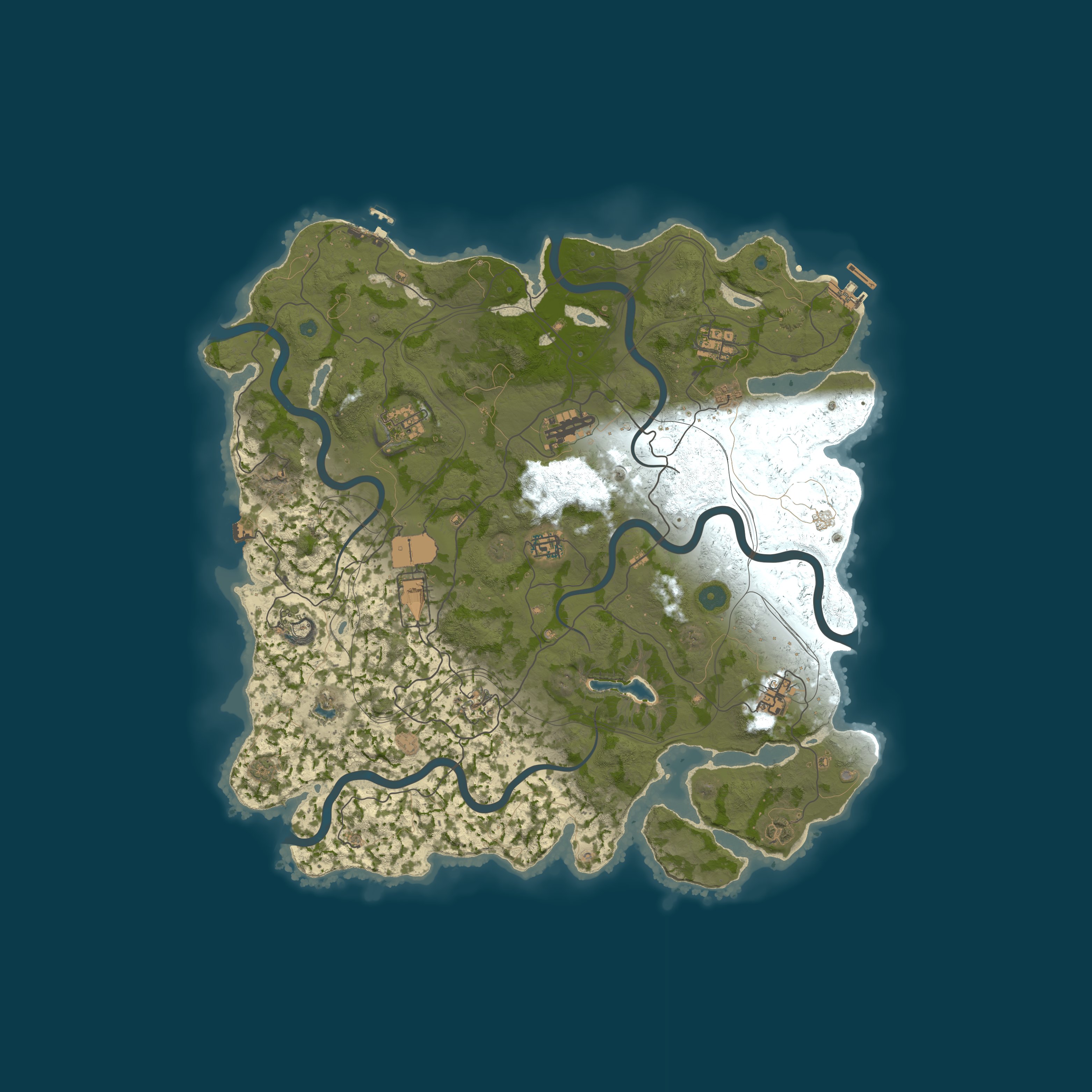 Map for WEREWOLF GAMING.CO 3x Solo/Duo/Trio LARGE|Loot X3|JUST WIPED