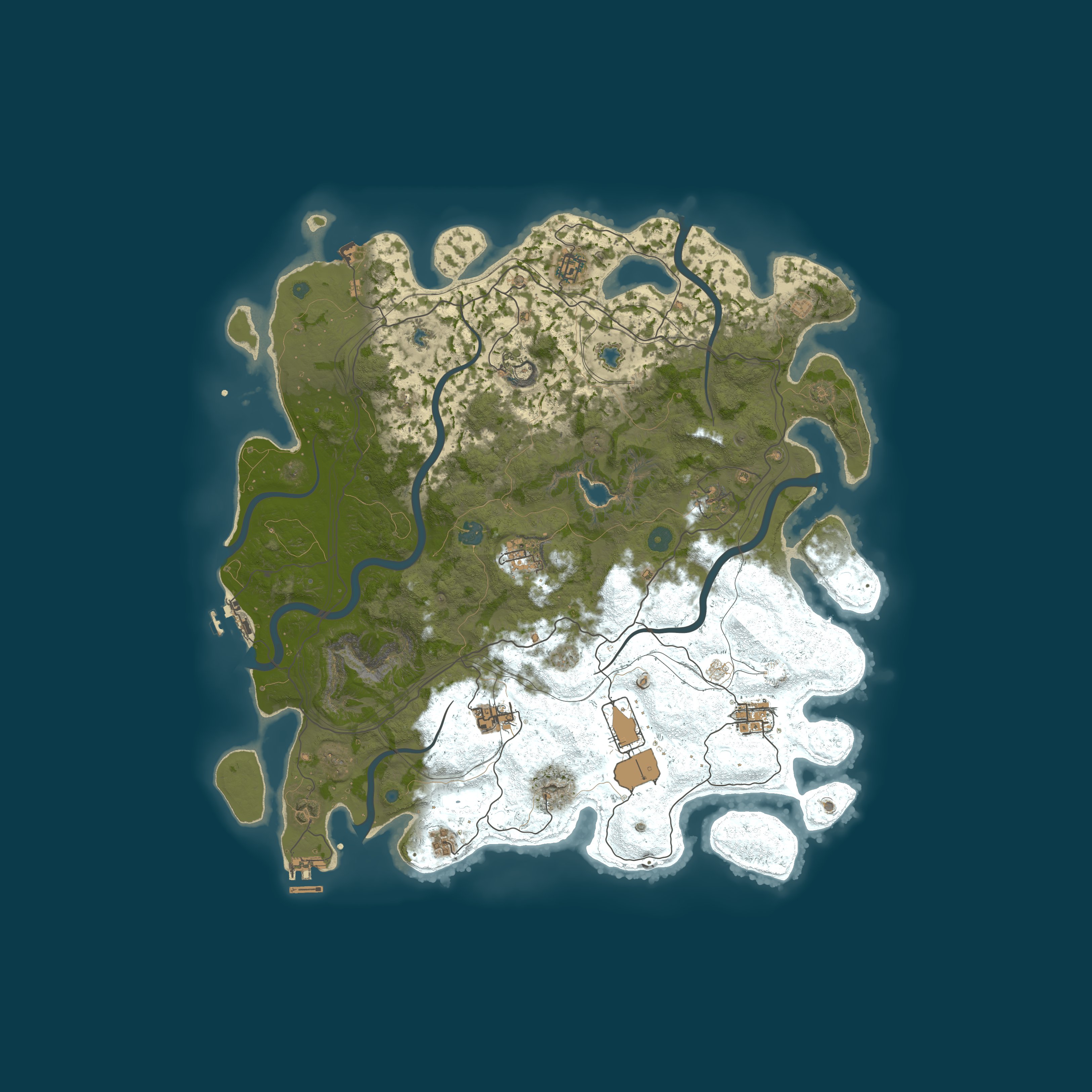 Map for KORROSION 2X | Monthly | No BP Wipes | Raidable Bases | Zombies