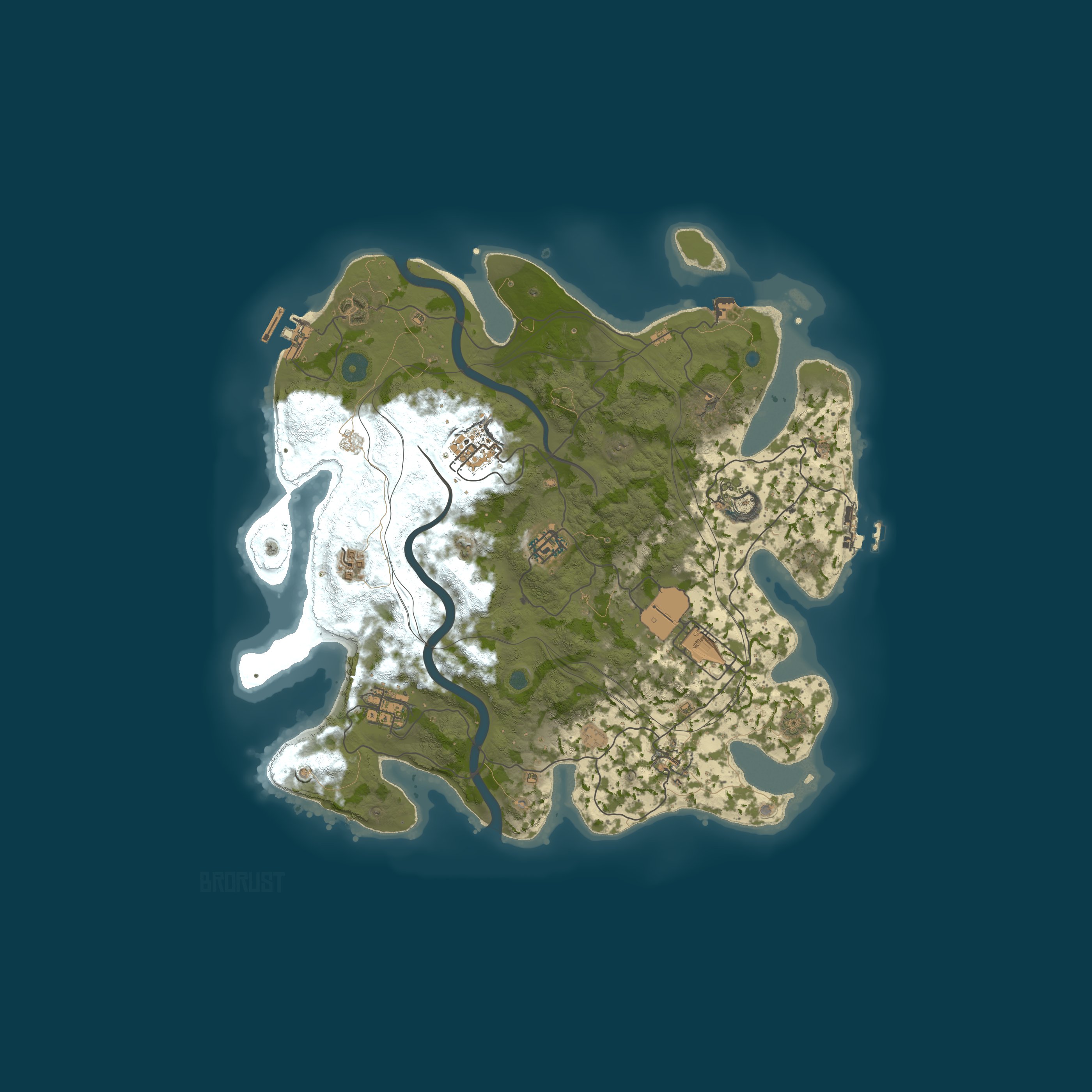 Map for #2 BroRust 2X VANILLA NOLIMIT GLOBAL WIPE 07.05