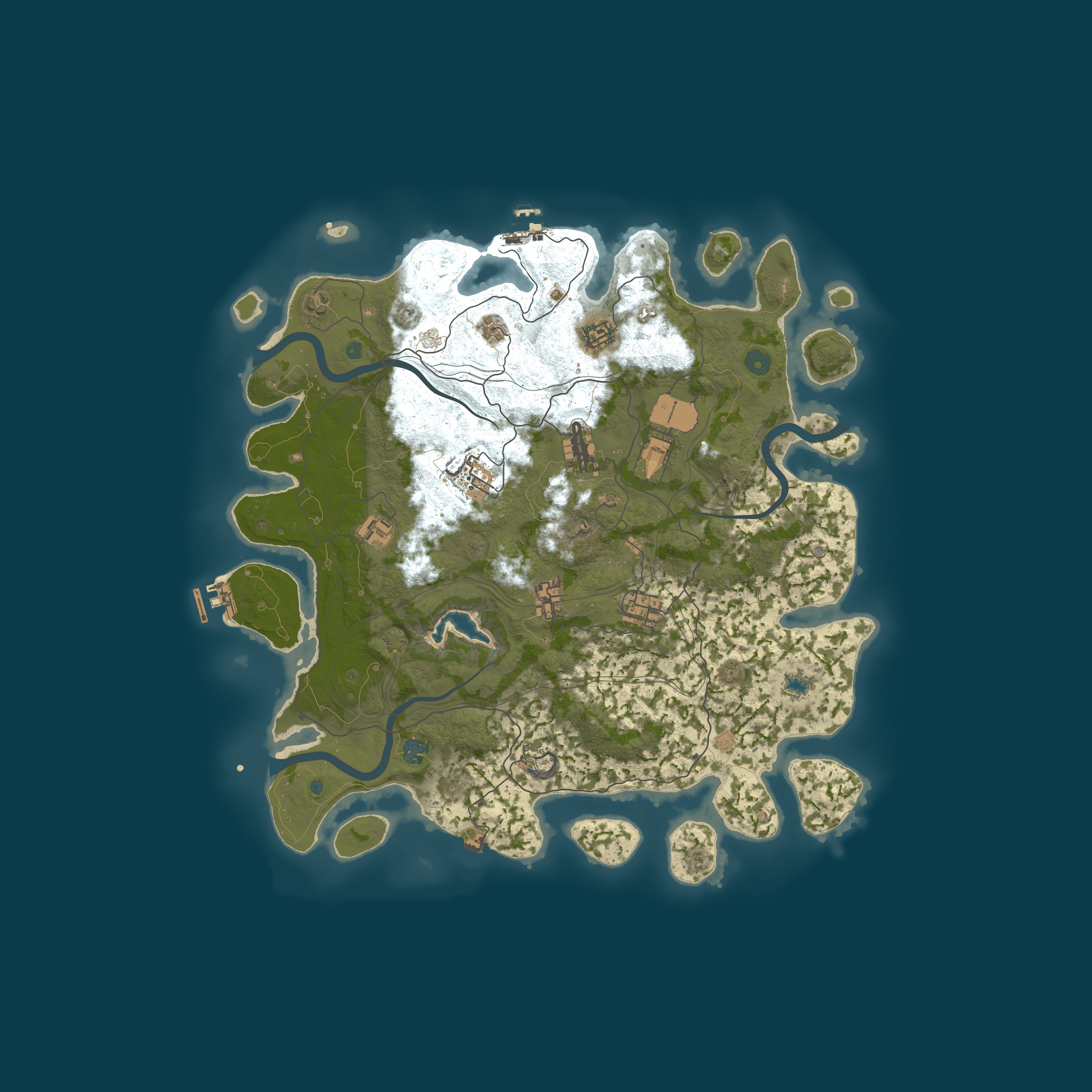 Procedural Map, size 4250, seed 2039272335