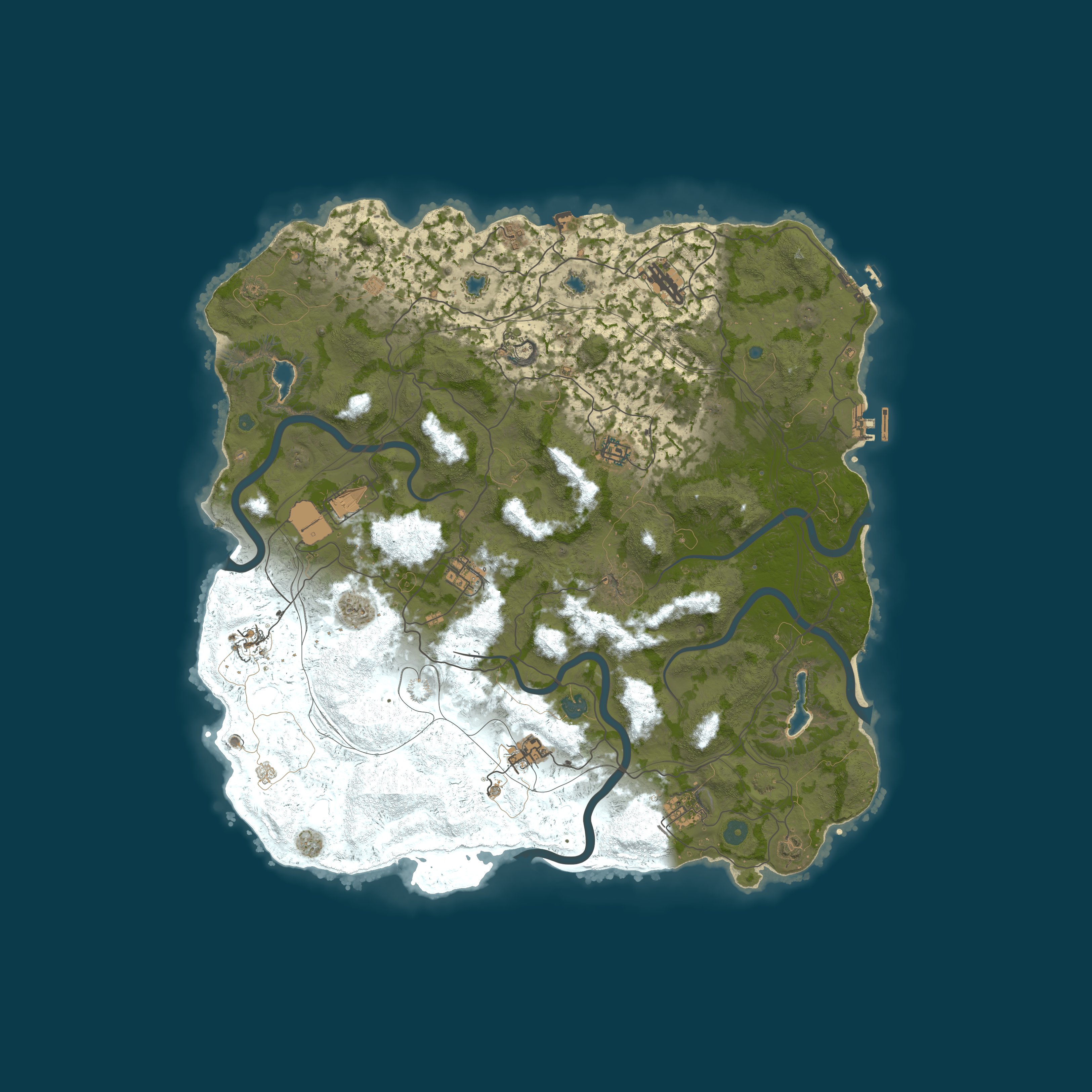 Map for РОССИЯ X2 / ДЛЯ НОВИЧКОВ / THIS IS RUST!