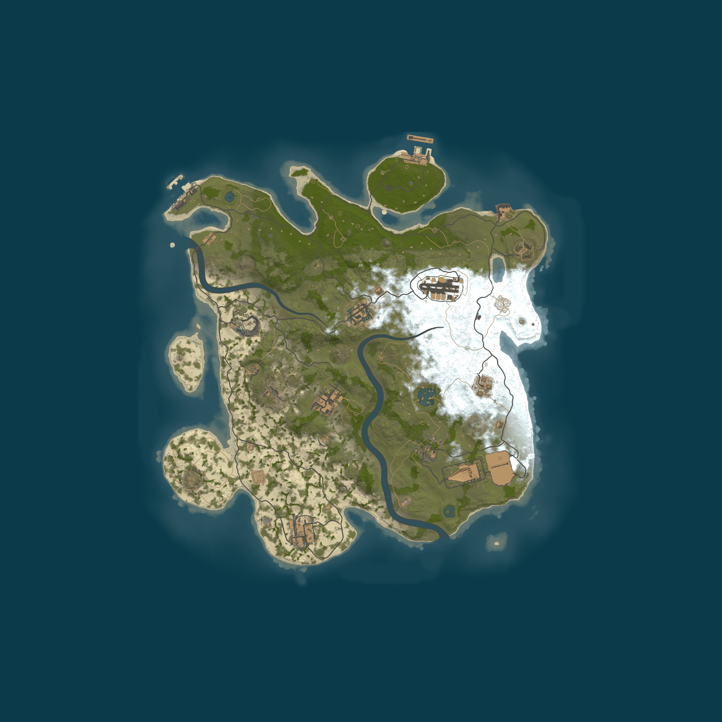 Map for [NA] Rusty Hooks: Solo/Duo/Trio