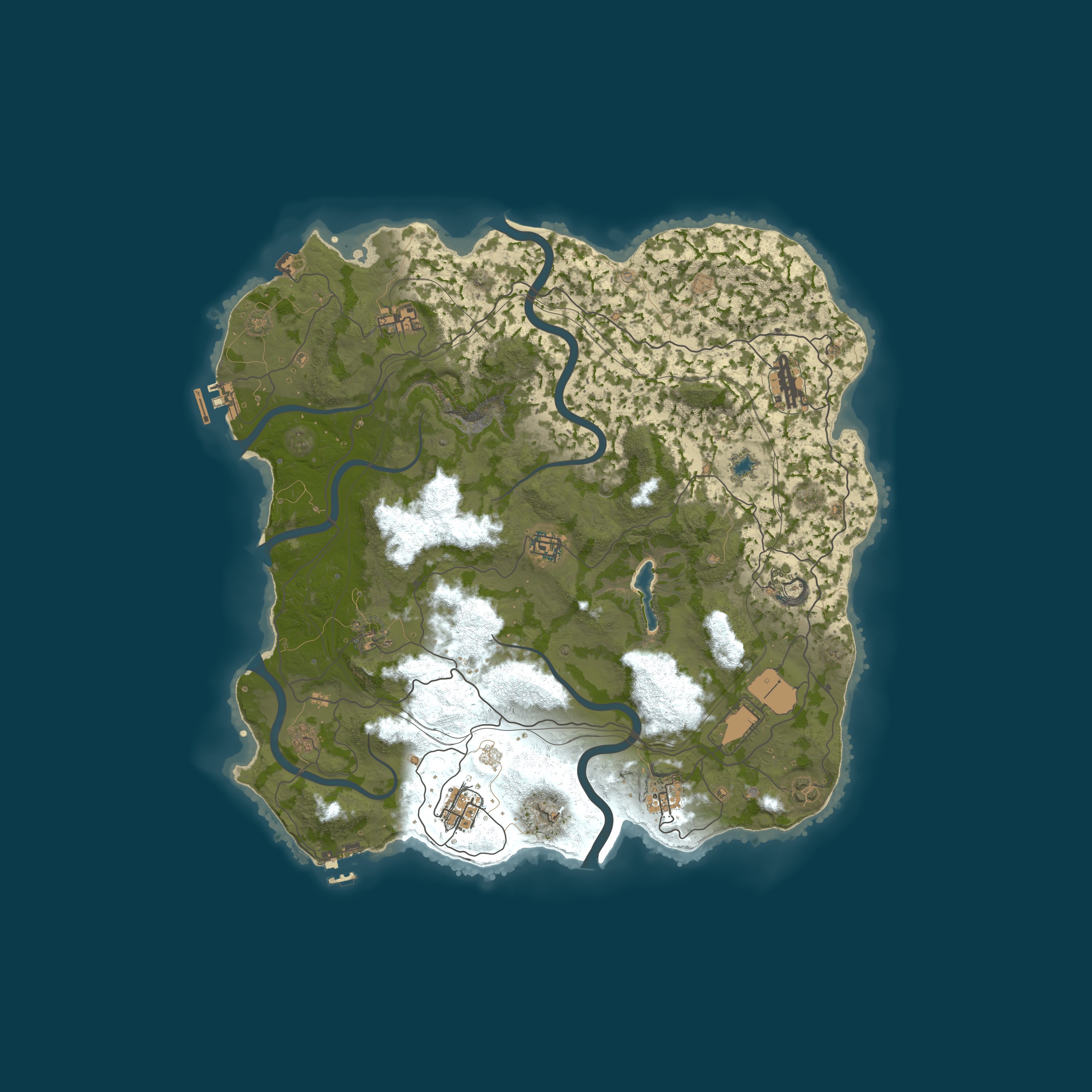 Map for RustForNoobs.com | Solo Duo Trio | Monthly AU