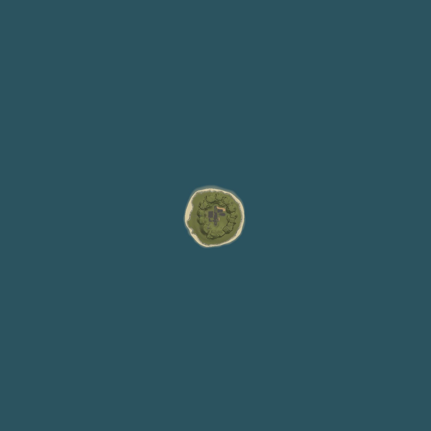 Map for Rust in Peace - Hub Island