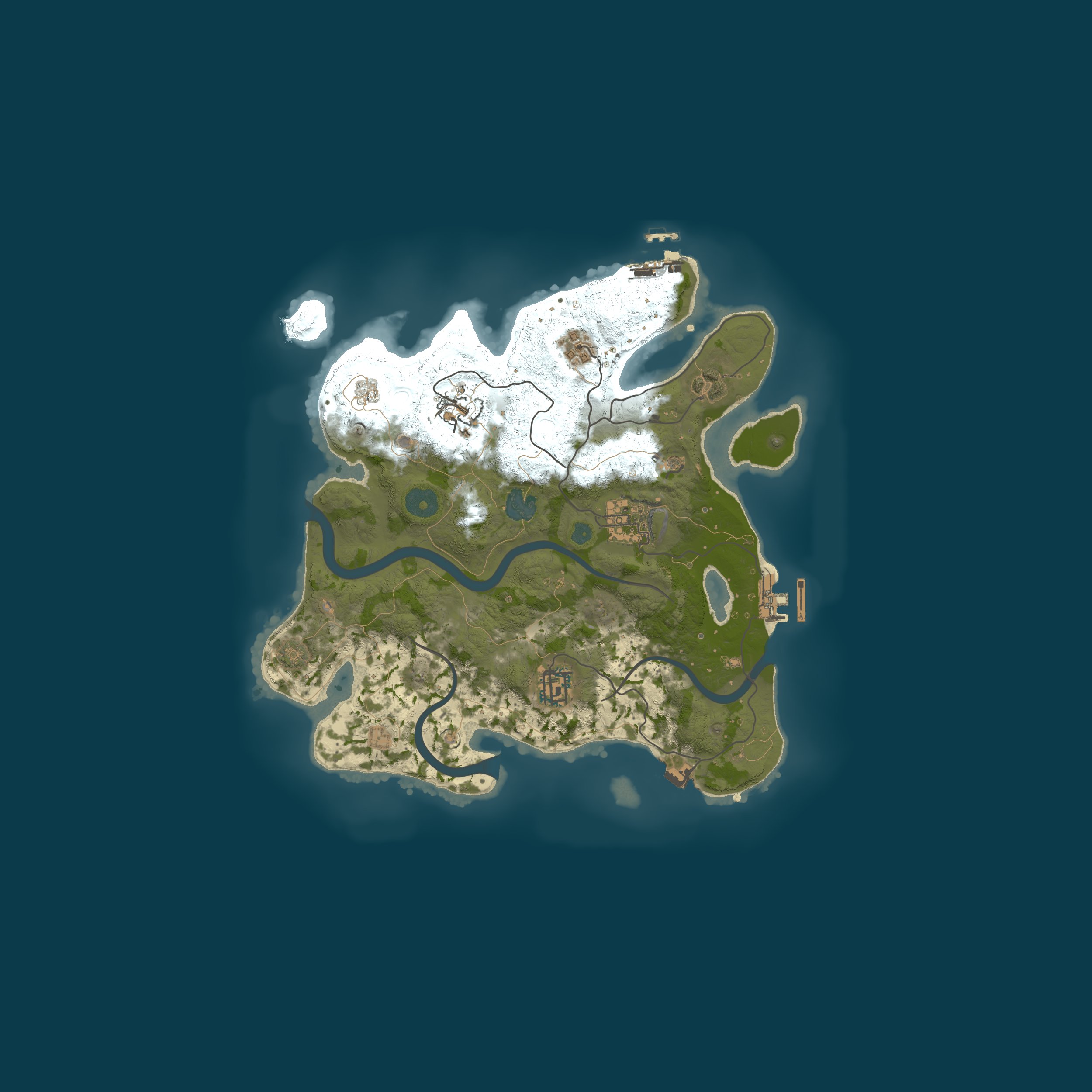 Map for Your Mom's Rust Server