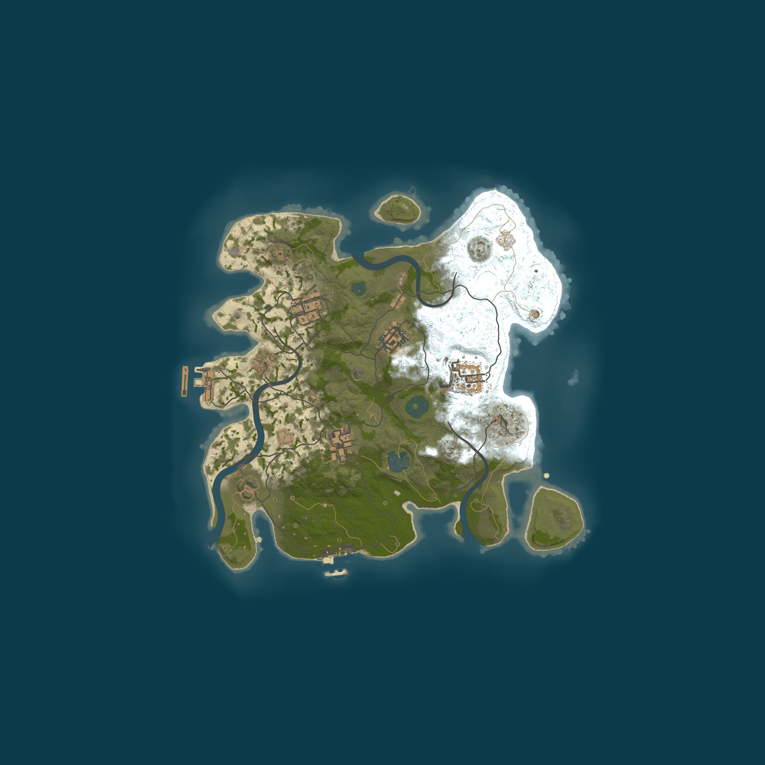 Map for A Rust Server