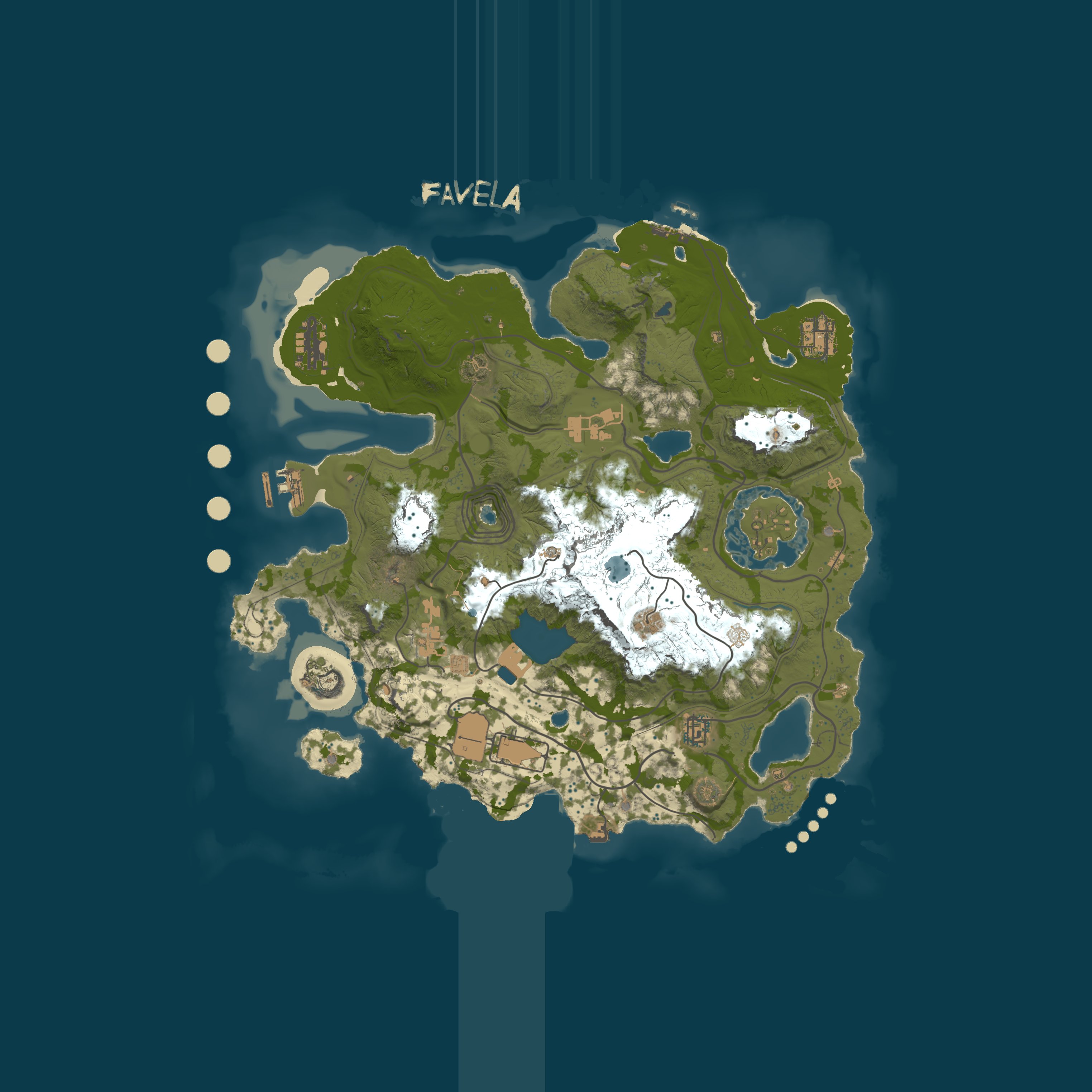 Map for [BR/LATAM] FavelaFury10x |PvE/PvP|ArmasLendárias|RaidableBases
