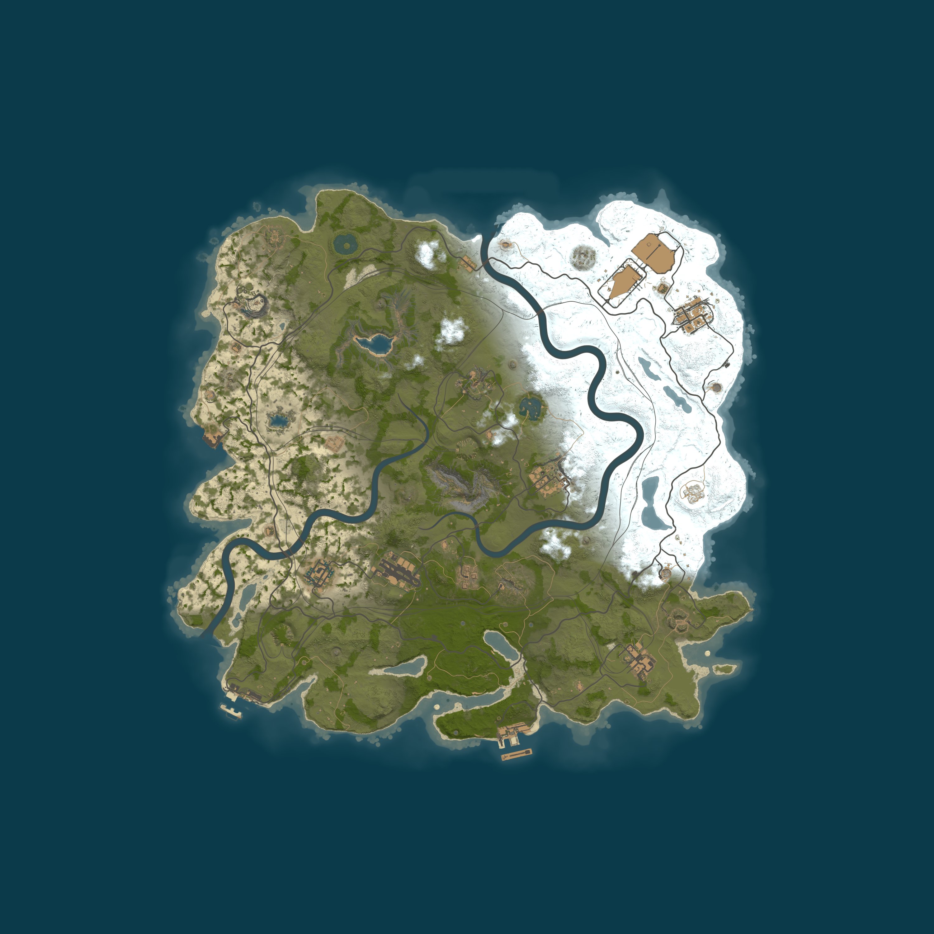 Map for Rusthub.net | Solo/Duo | Monthly | No BP Wipes | WIPED 05/03