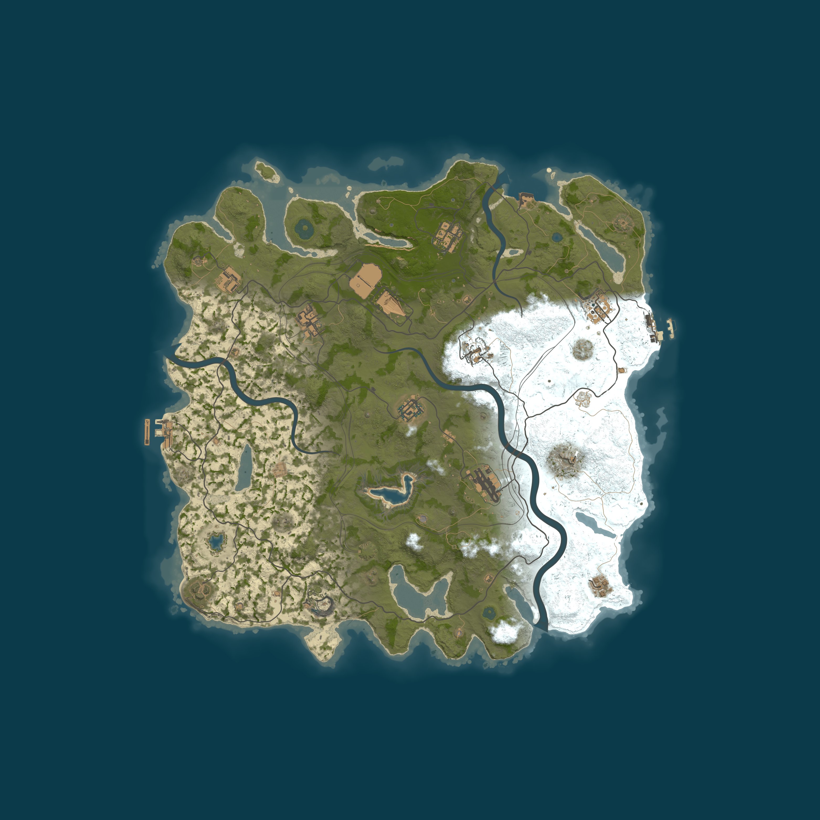 Map for WEREWOLF GAMING.CO 5x Solo/Duo/Trio LARGE|TP|Share BPs|Lootx5|