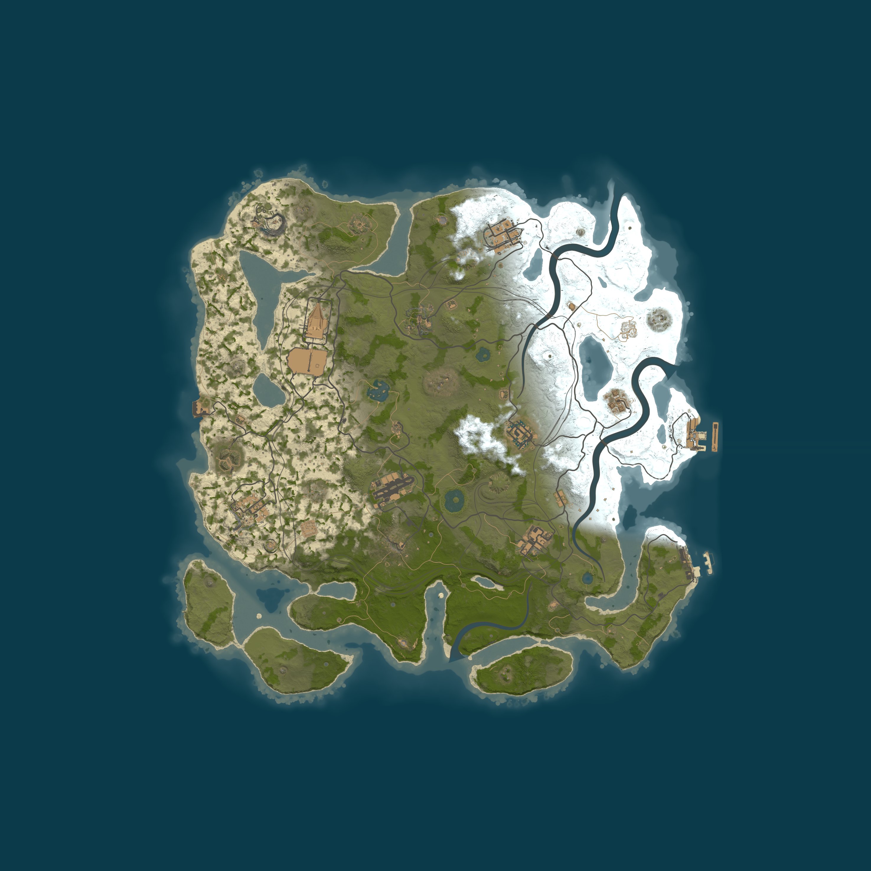 Map for РОССИЙСКИЙ x2 | GGRust #5 | Для нoвичкoв 2x