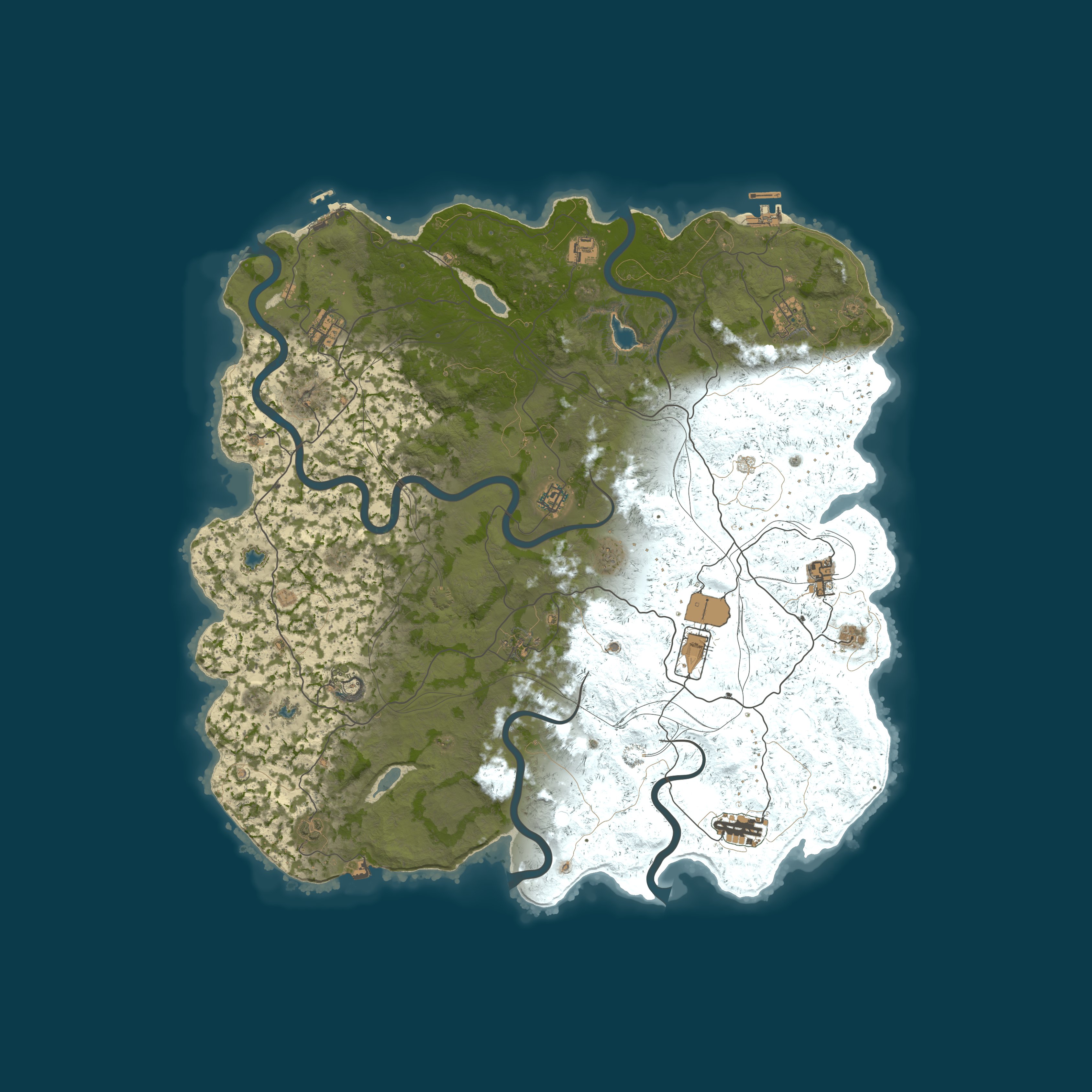 Map for Atlas - US 2X Medium | Vanilla+ | No BP Wipes