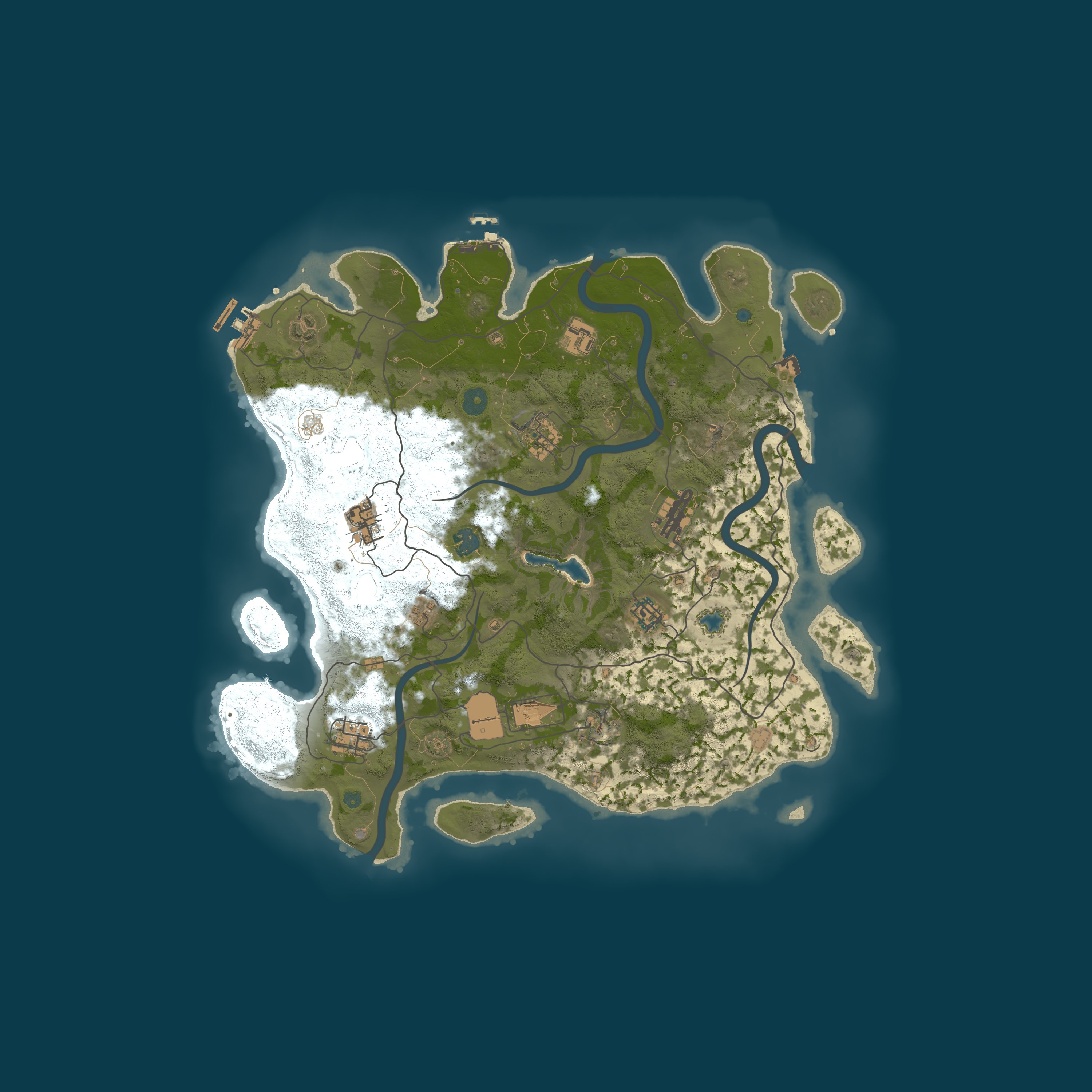 Procedural Map, size 4000, seed 25000
