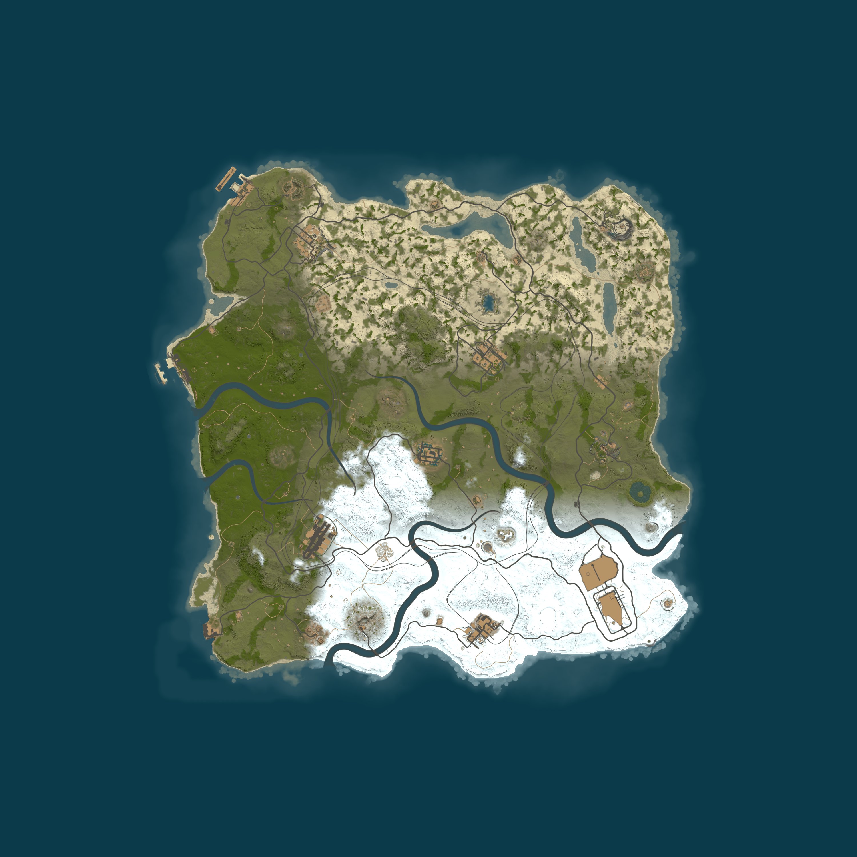 Map for [US] Rust in Peace - 2x Vanilla Mondays | Shared BPs | Max 8