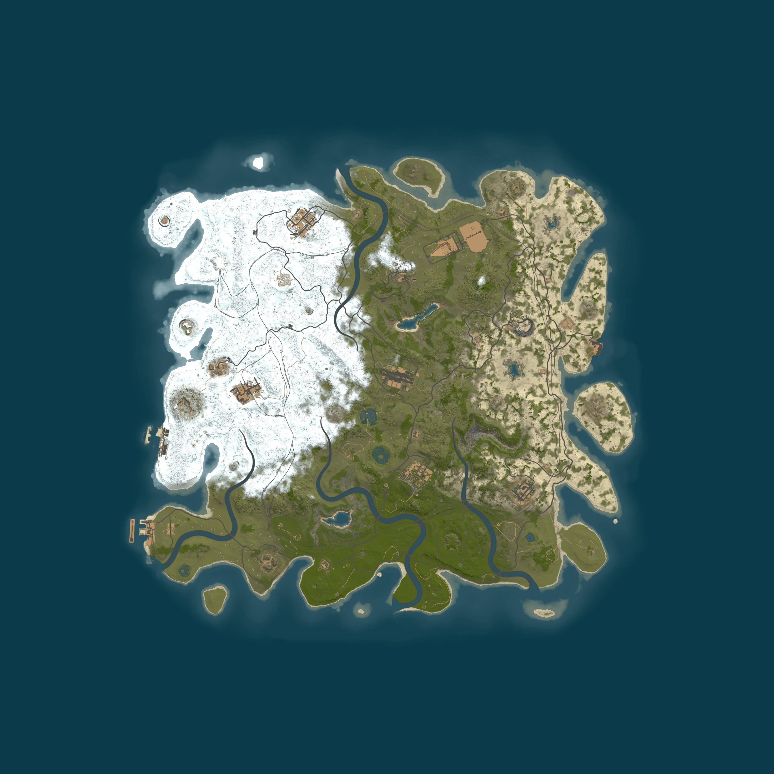 Map for DOOM RUST X3