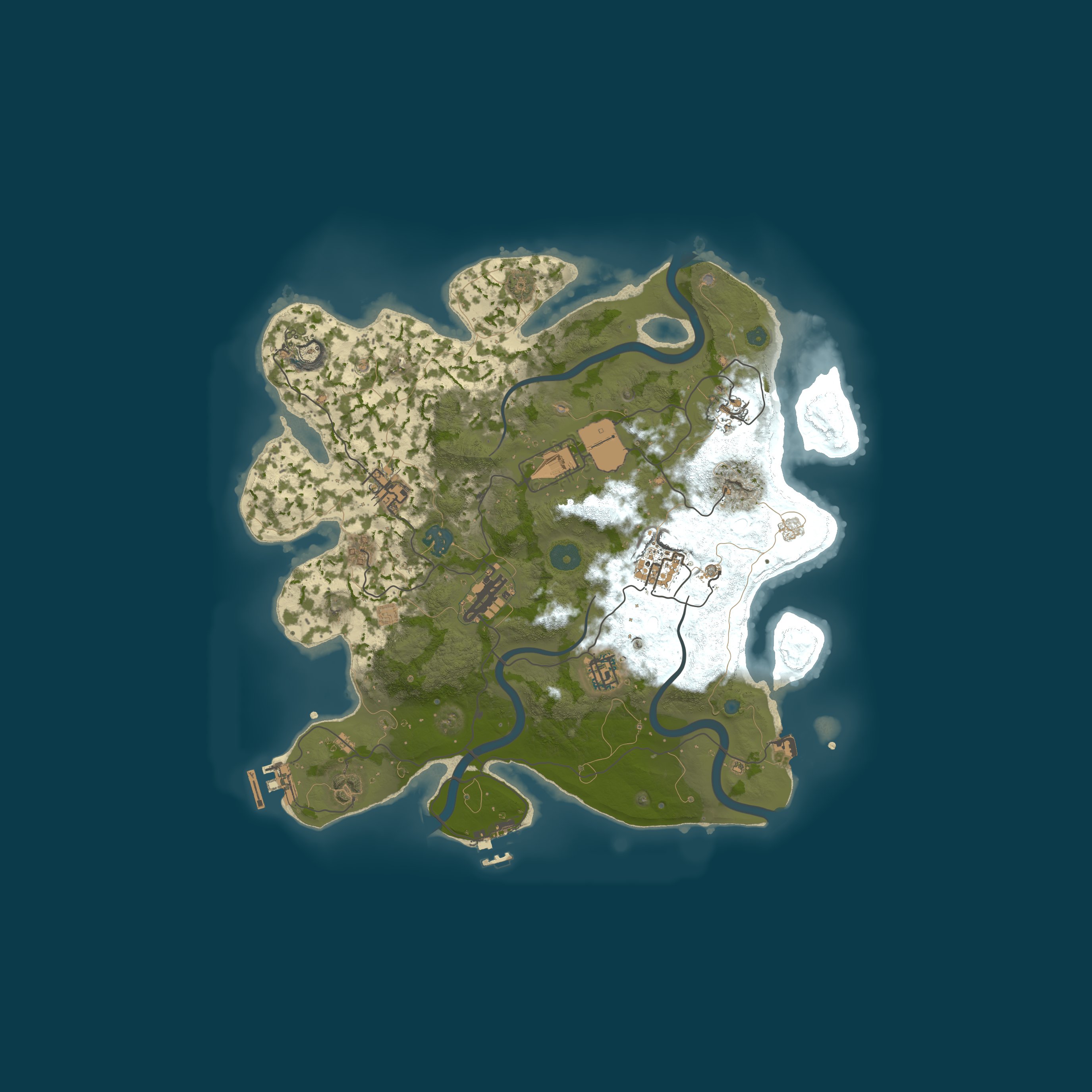 Map for Chill PvE Bi-Weekly | Tastefully Modded - Kits, Backpacks, Skil
