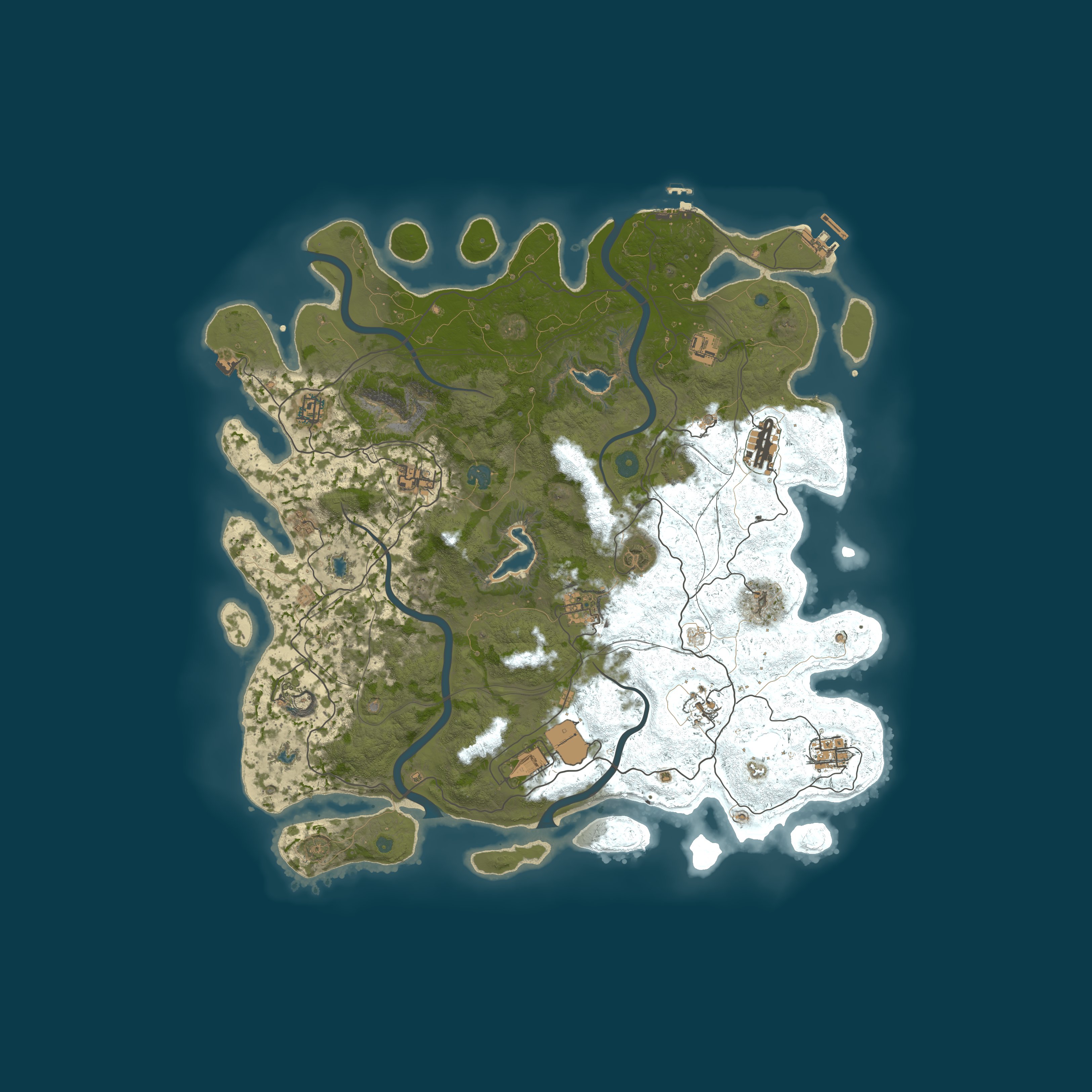 Procedural Map, size 4500, seed 2044270470