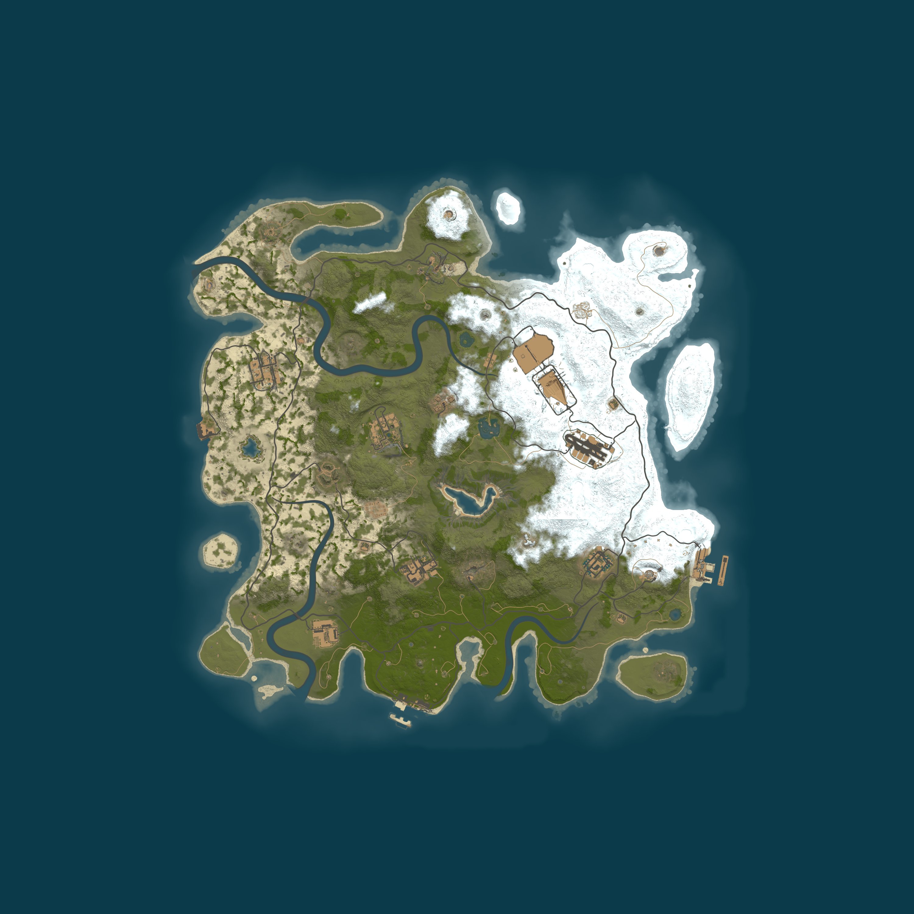 Procedural Map, size 4000, seed 2011563892