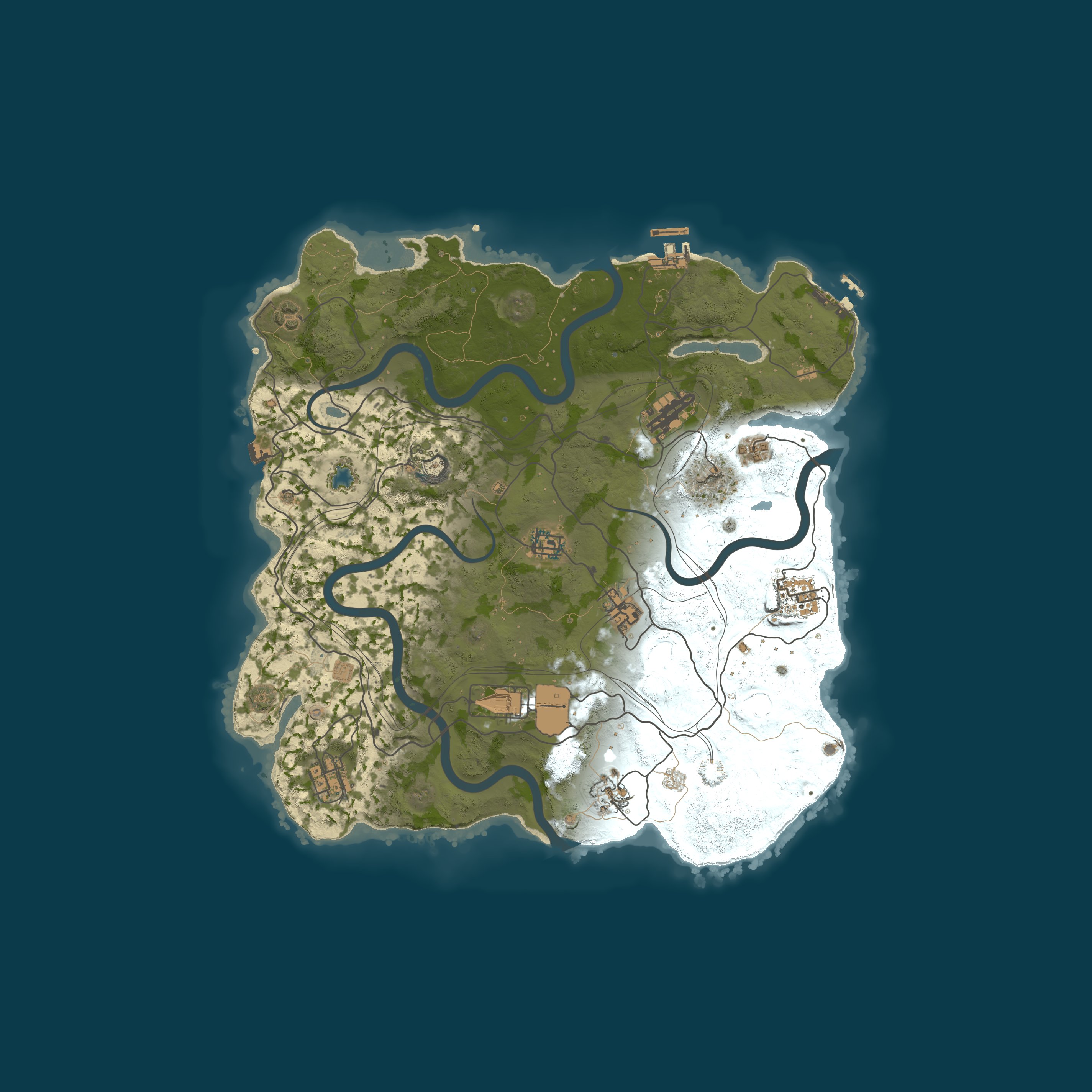 Map for WARBANDITS.GG EU 5X |Solo/Duo/Trio|Loot+|TP|Kits|x5 JUST WIPED
