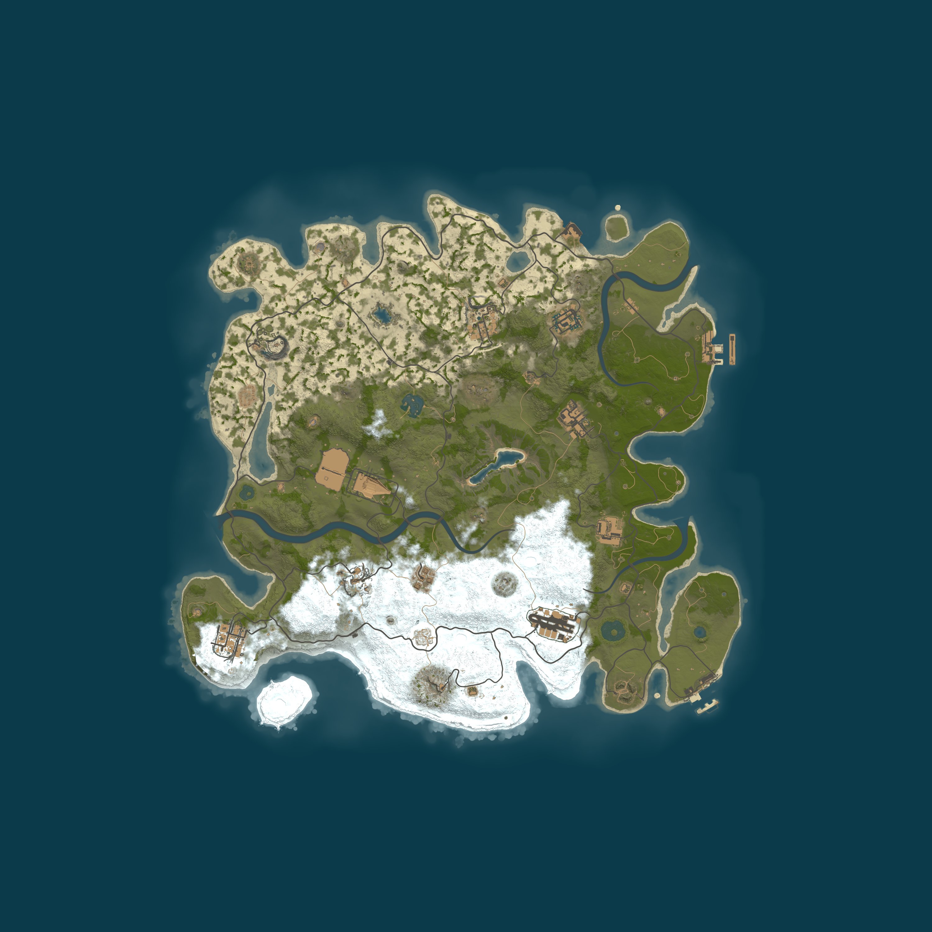 Procedural Map, size 4000, seed 1024388036