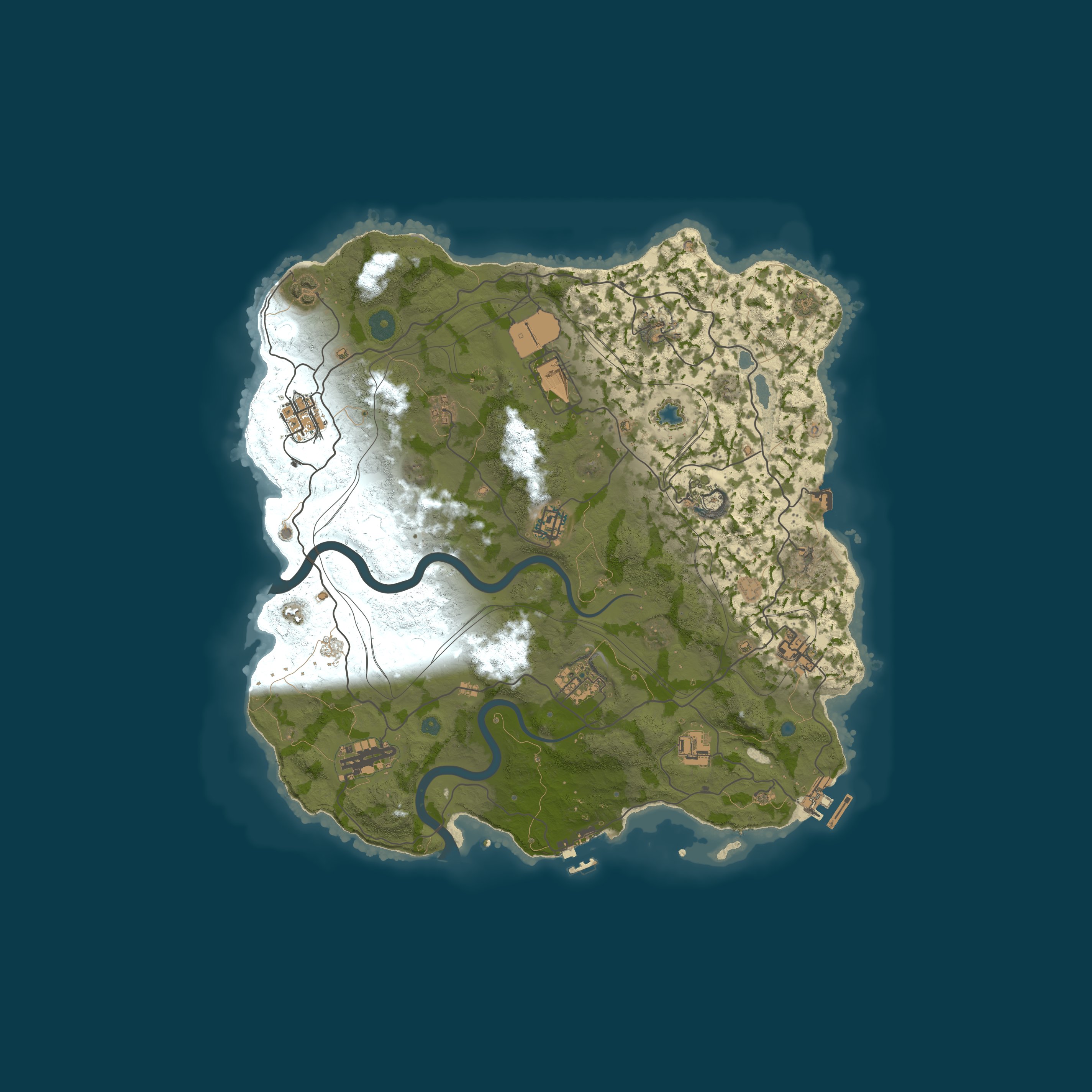 Map for WEREWOLF GAMING.CO 3x Solo/Duo/Trio|Loot x3|Share BPs| WIPED
