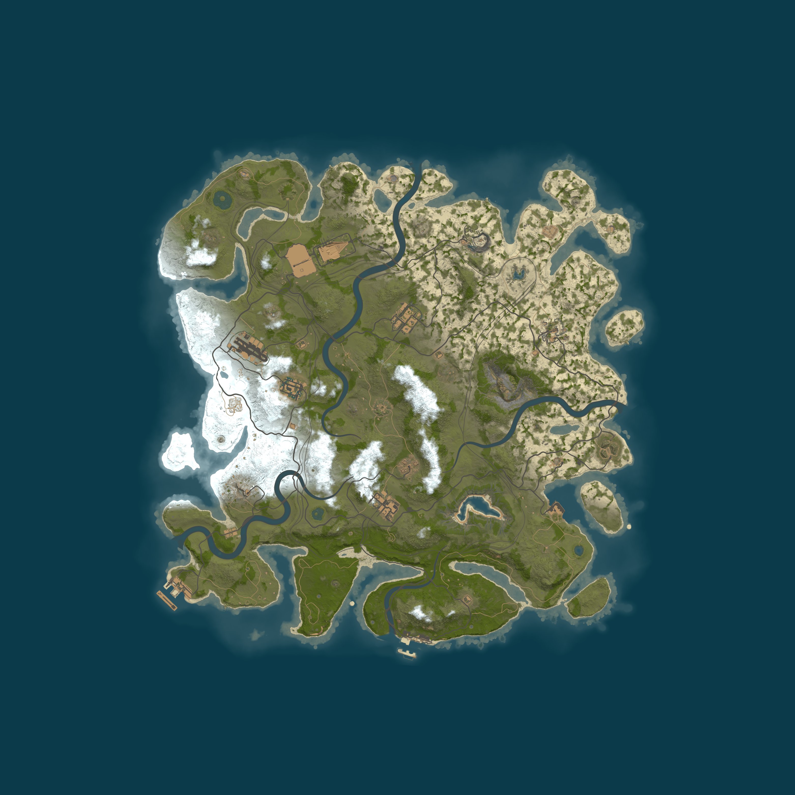 Map for Hurricane • 3% Upkeep • No Raiding • PvP Zones