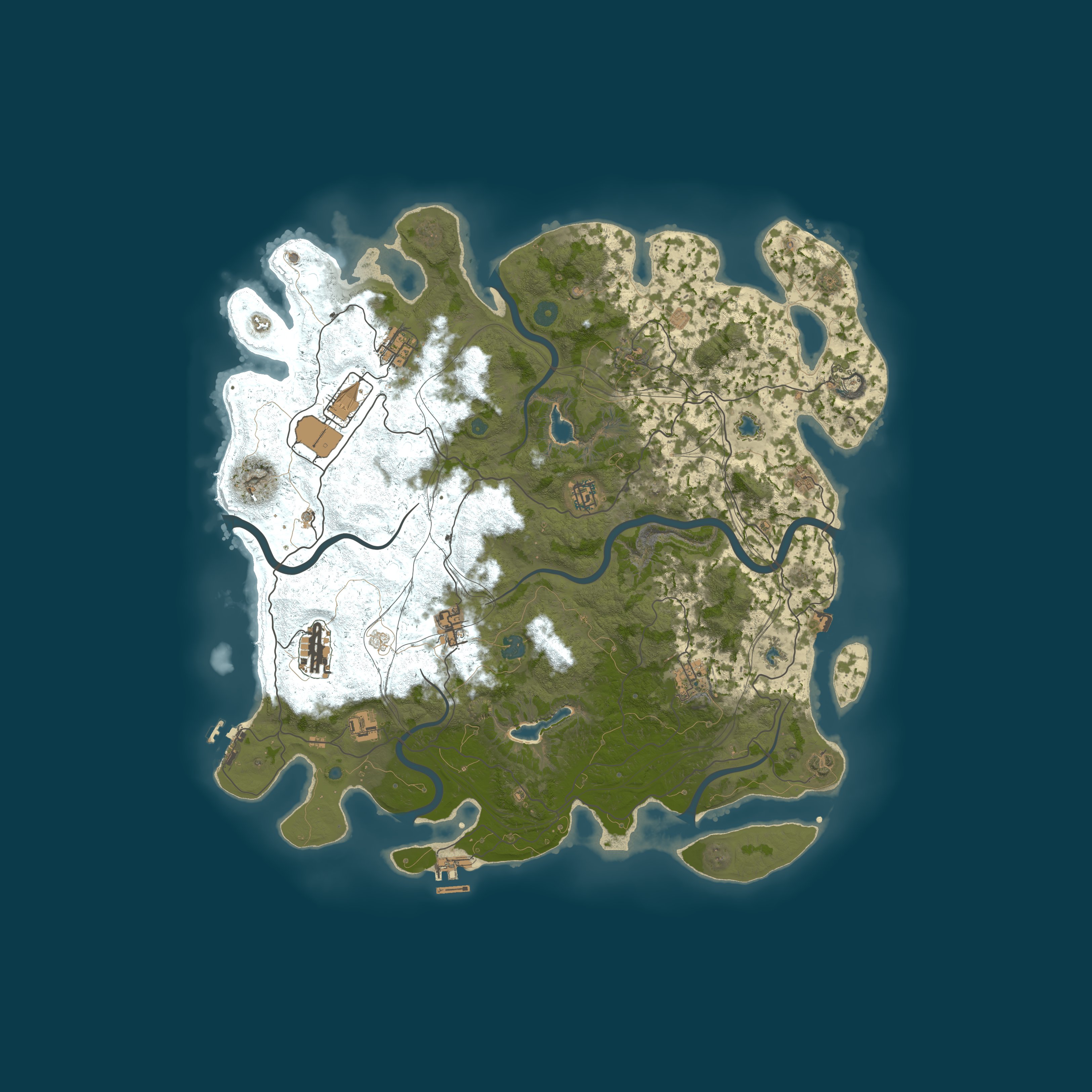 Map for LATAM BR - South of the World | 5x - Mensal