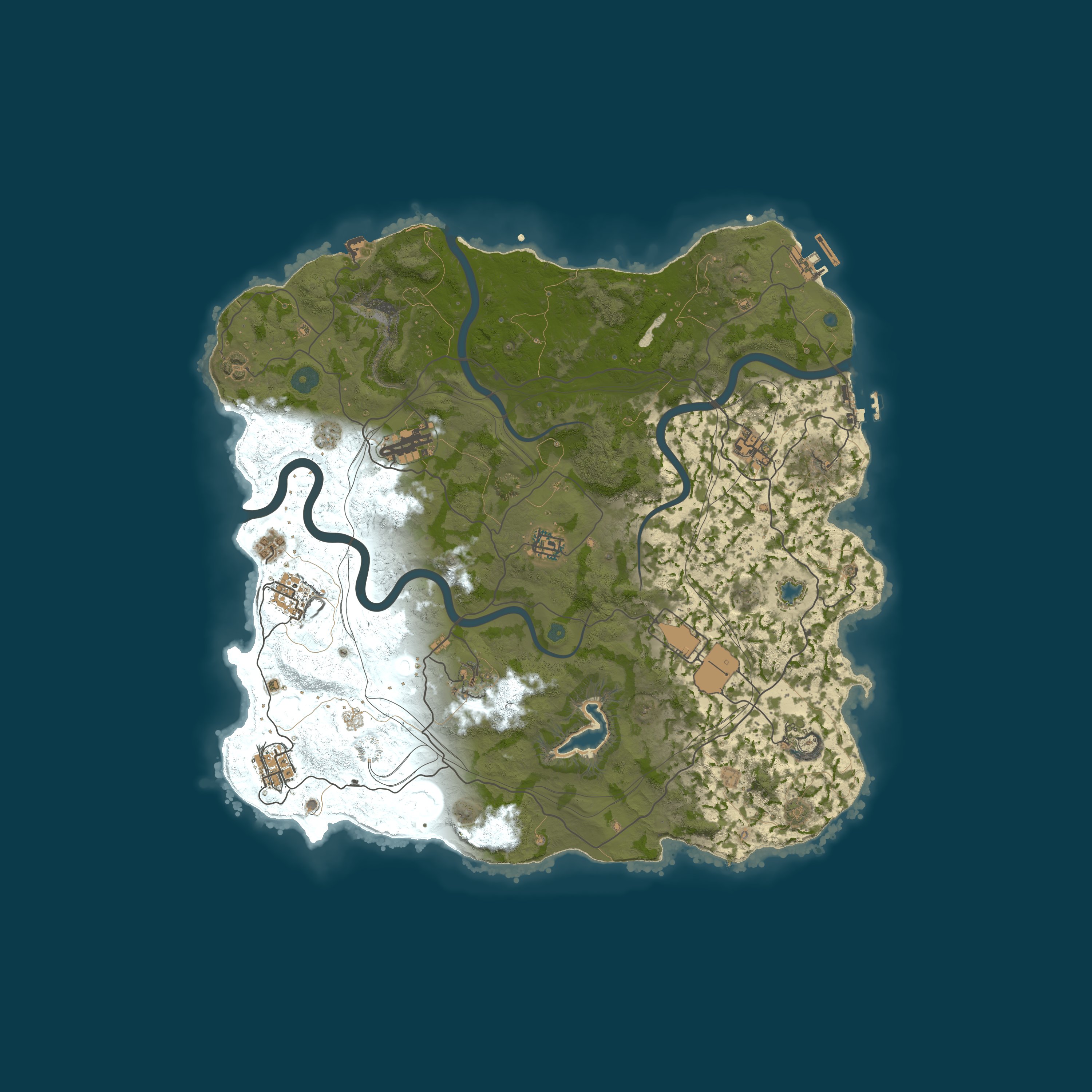 Map for Retrofied | 1/4th Upkeep | Monthly | Vanilla | 2x Nodes | NoobF