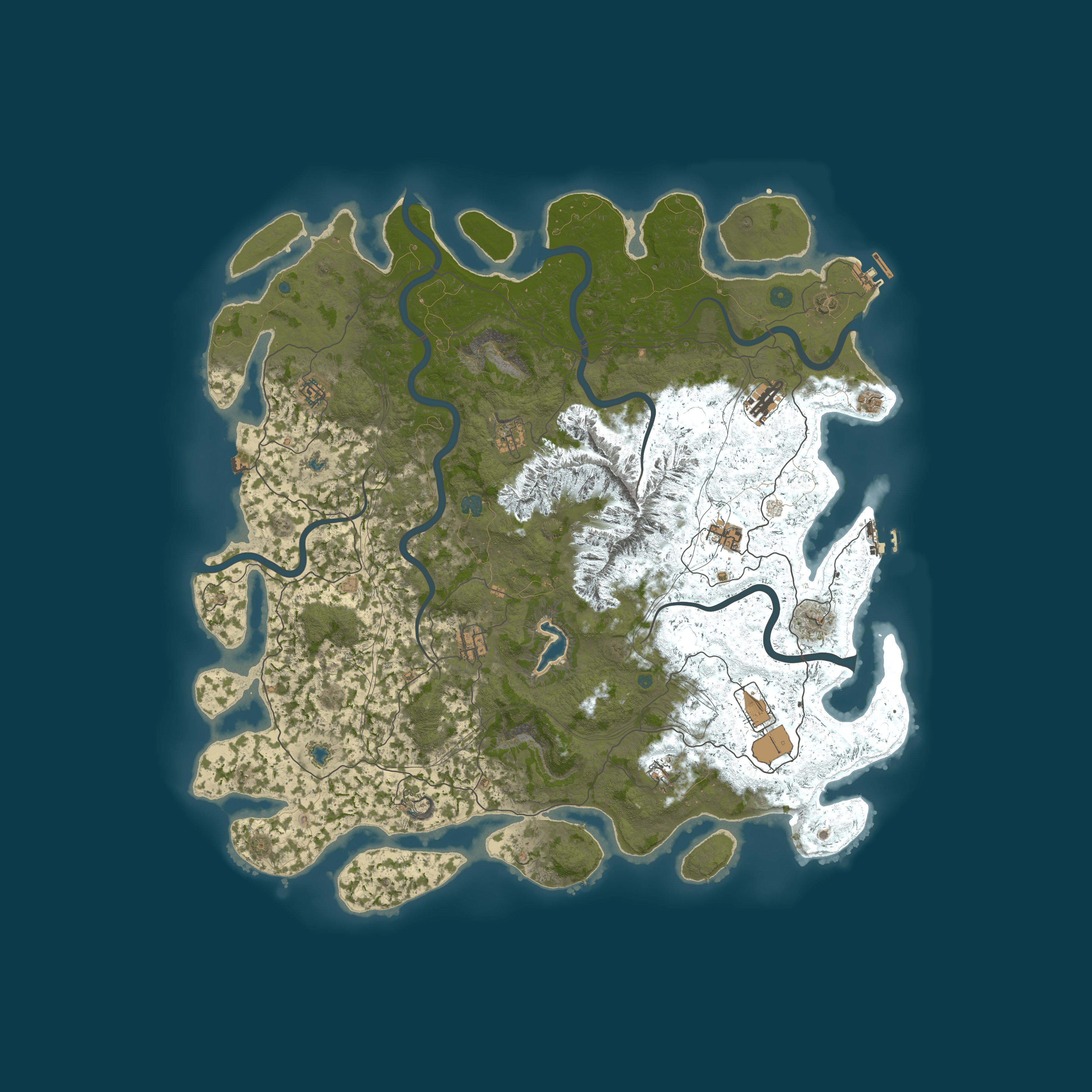 Map for comet