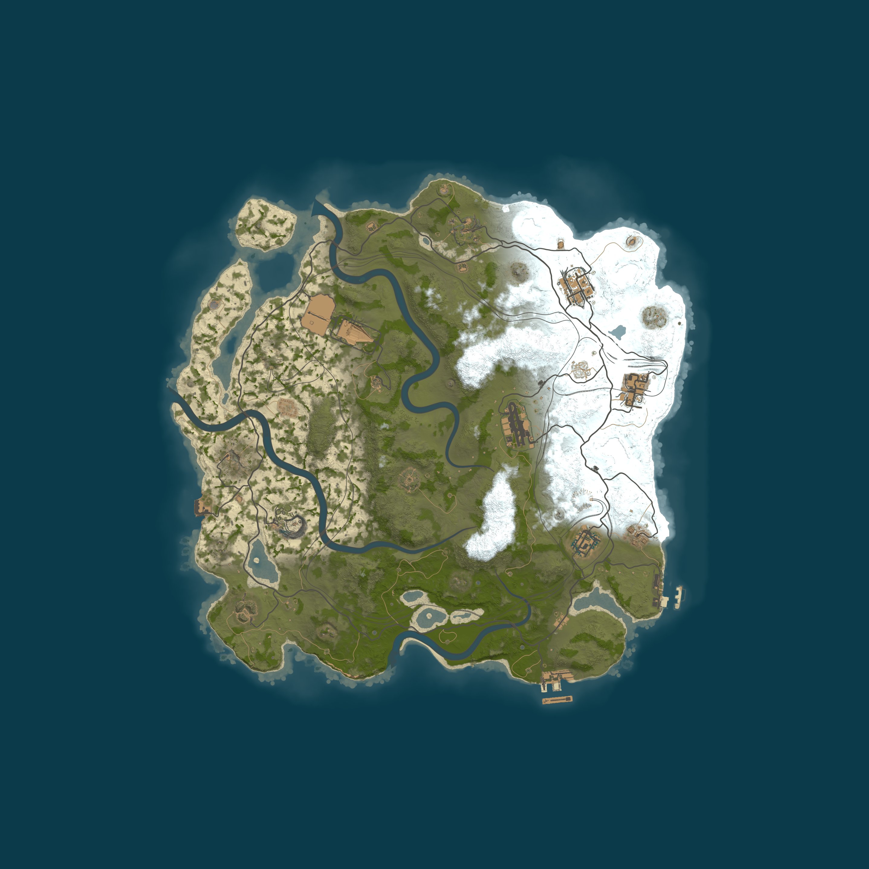 Map for Rustoria.co - EU Low Pop