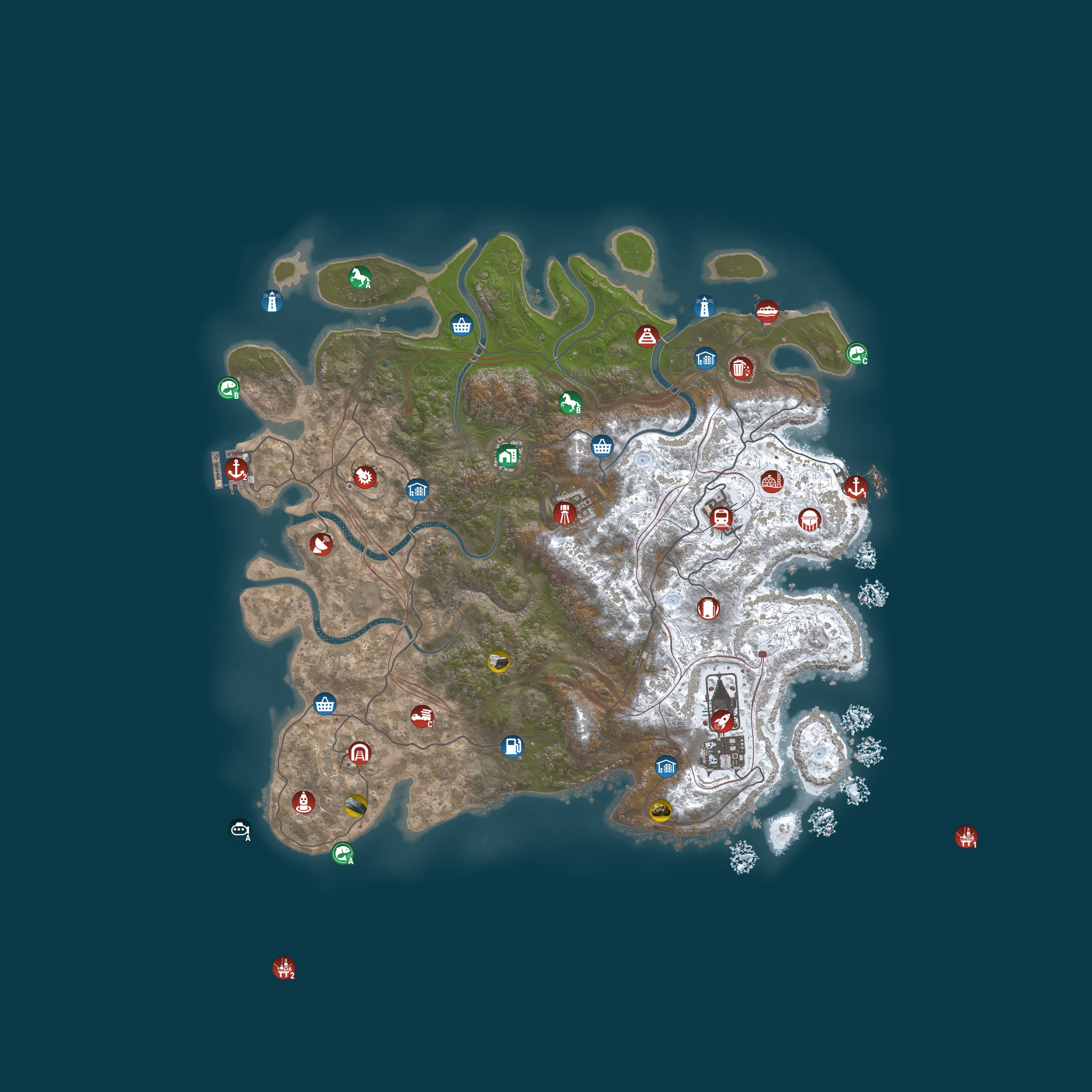 Map for Magic Rust #2 — Modded 2x (Solo/Duo) | Baйп 11.05