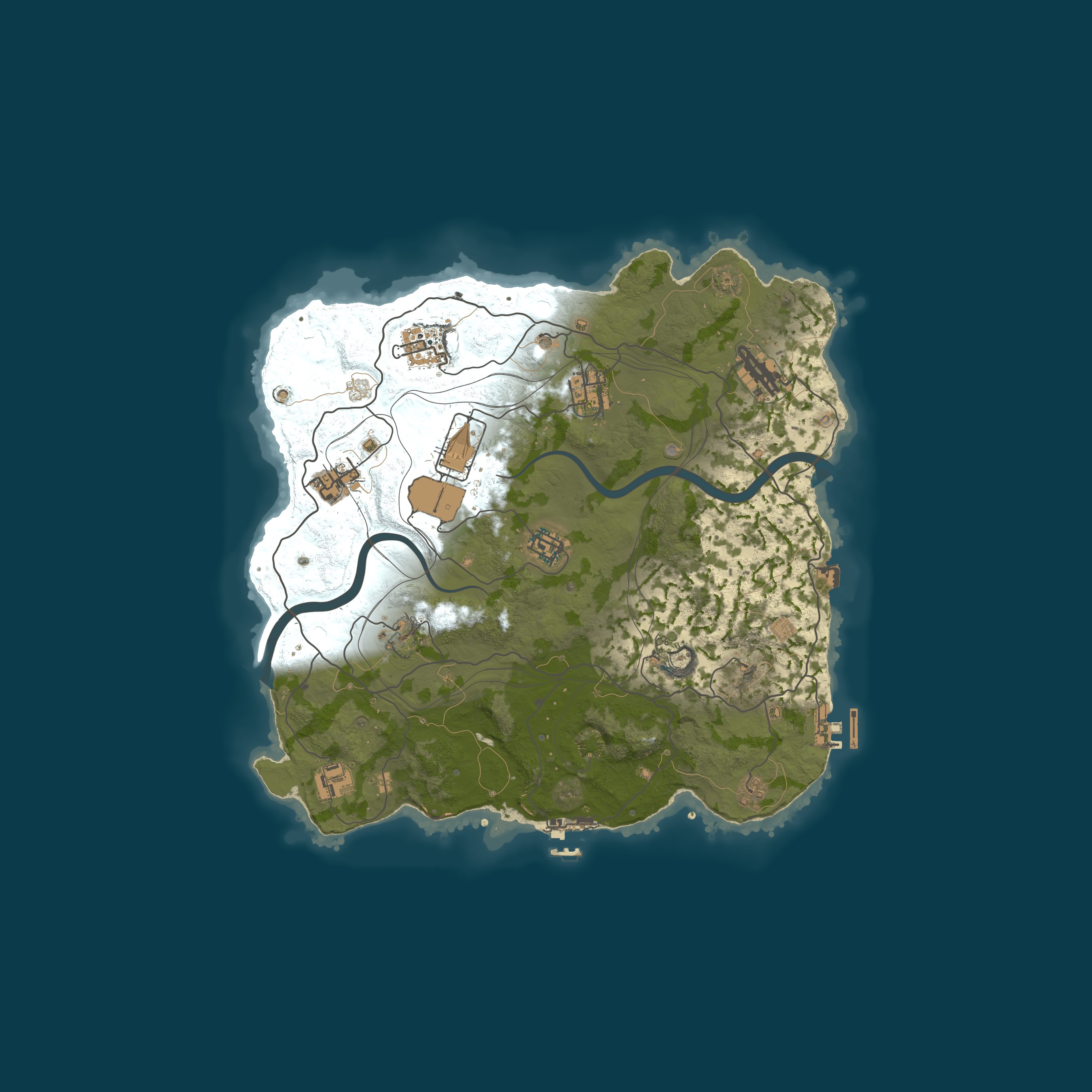 Map for WARBANDITS.GG EU 5X |Solo/Duo/Trio/Quad|Loot+|TP|Kits|x5 JUST W