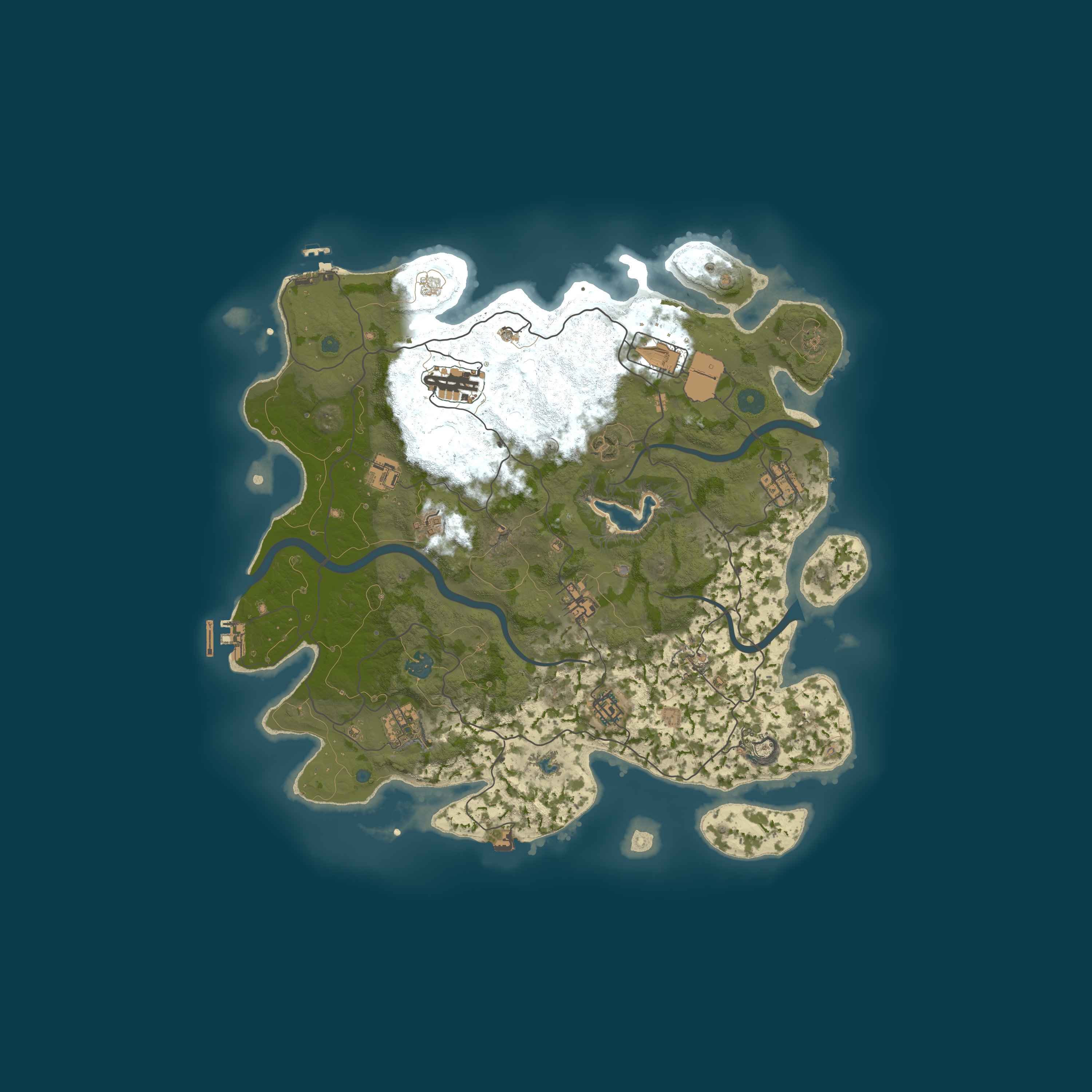 Map for [GER-PVE] Zeltplatz |Events|Raidable Bases|XP|