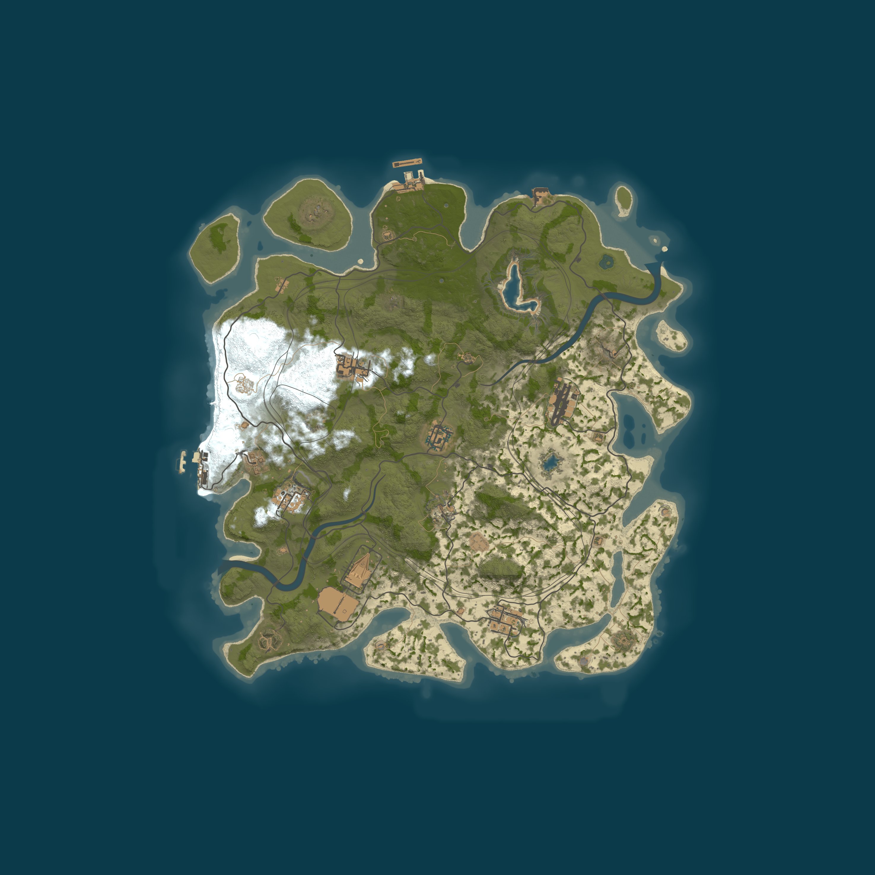 Map for [BR/LATAM] TERRA HOSTIL | SOLO/ DUO/ TRIO | Original Rust
