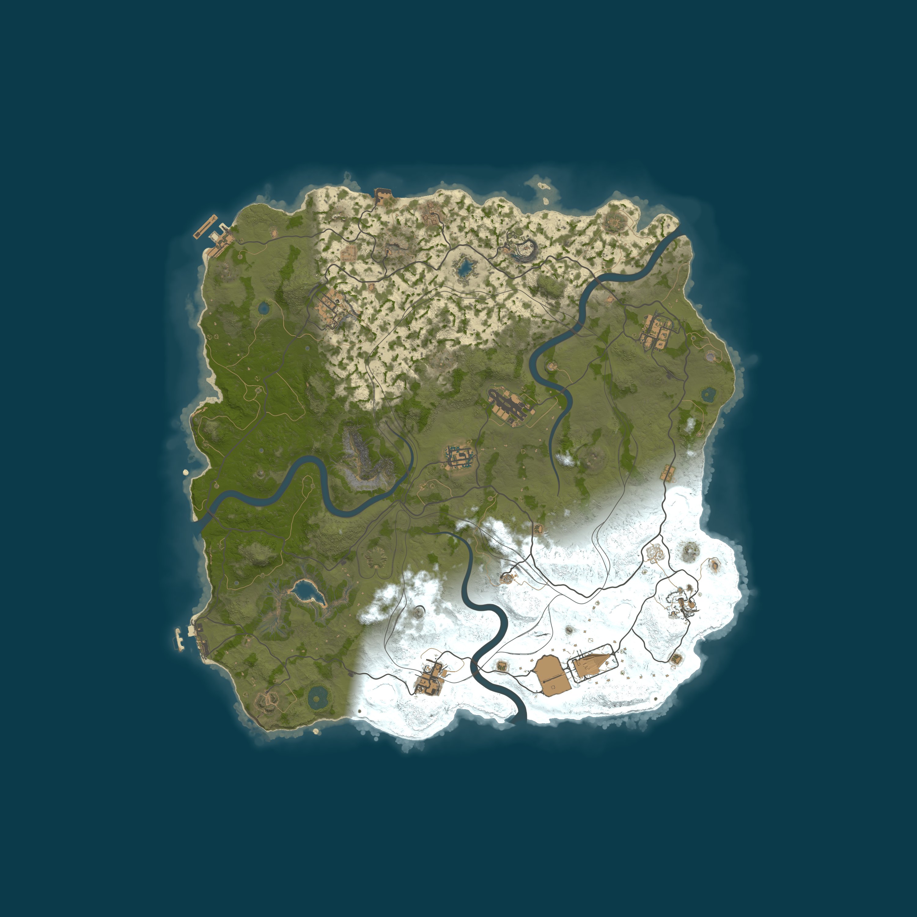 Map for Retrofied | 1/4th Upkeep | Monthly | Vanilla | 2x Nodes | NoobF