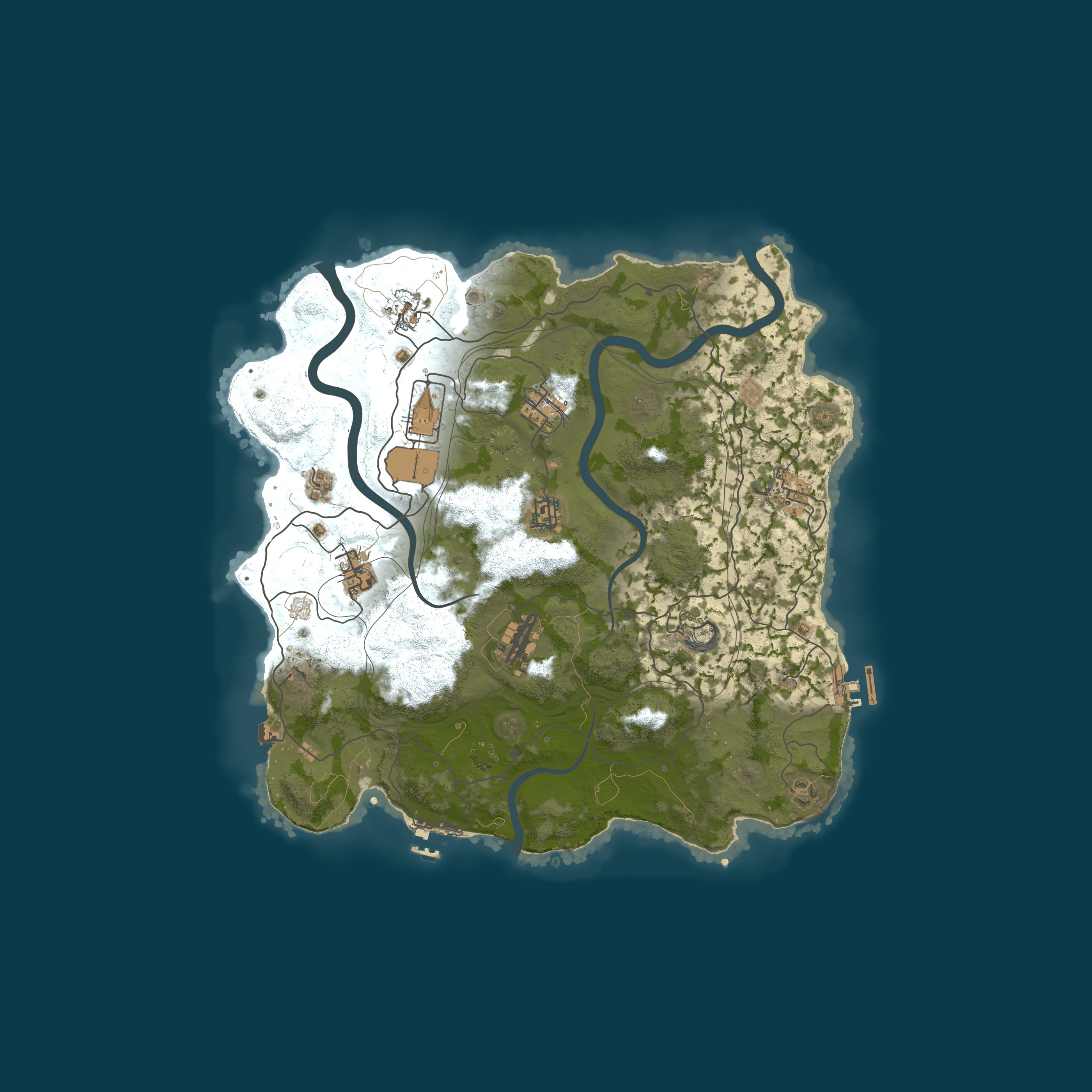 Map for Reddit.com/r/PlayRust - US Monday